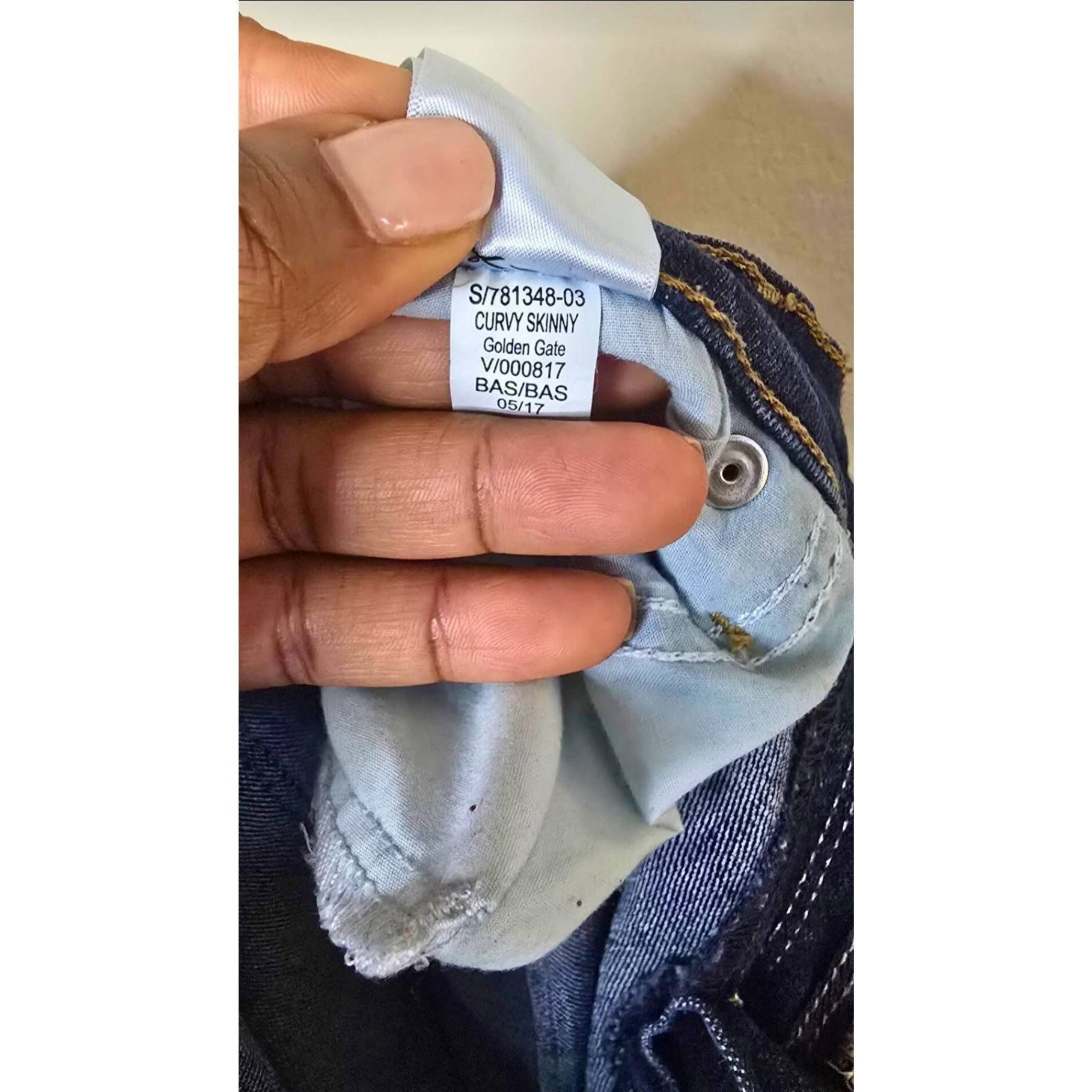 Old Navy Old Navy Curvy Skinny Jeans Womens 6R Mid Rise Dark Wash Str Size 28" / US 6 / IT 42 - 10 Thumbnail