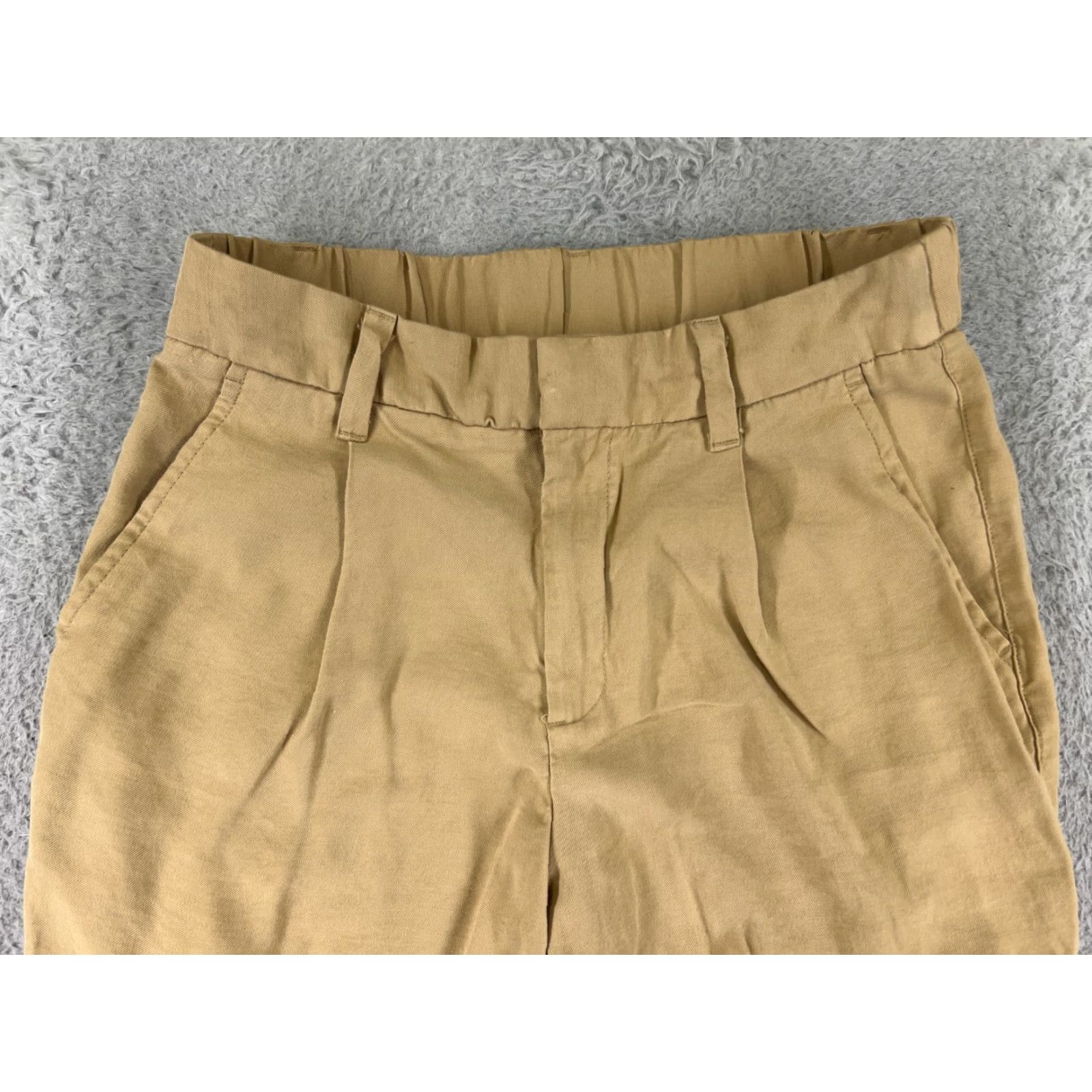 Vintage A New Day Pants Womens 4 Beige Khaki Cargo Rayon Polyester Blend 26x27 READ Size 27" / US 4 / IT 40 - 7 Thumbnail