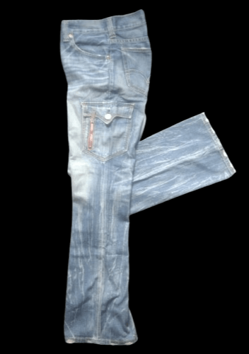 Levi's × Vintage Vintage 🔥 Levi's Flare Cargo Pocket 🔥Jeans Size US 33 - 8 Thumbnail