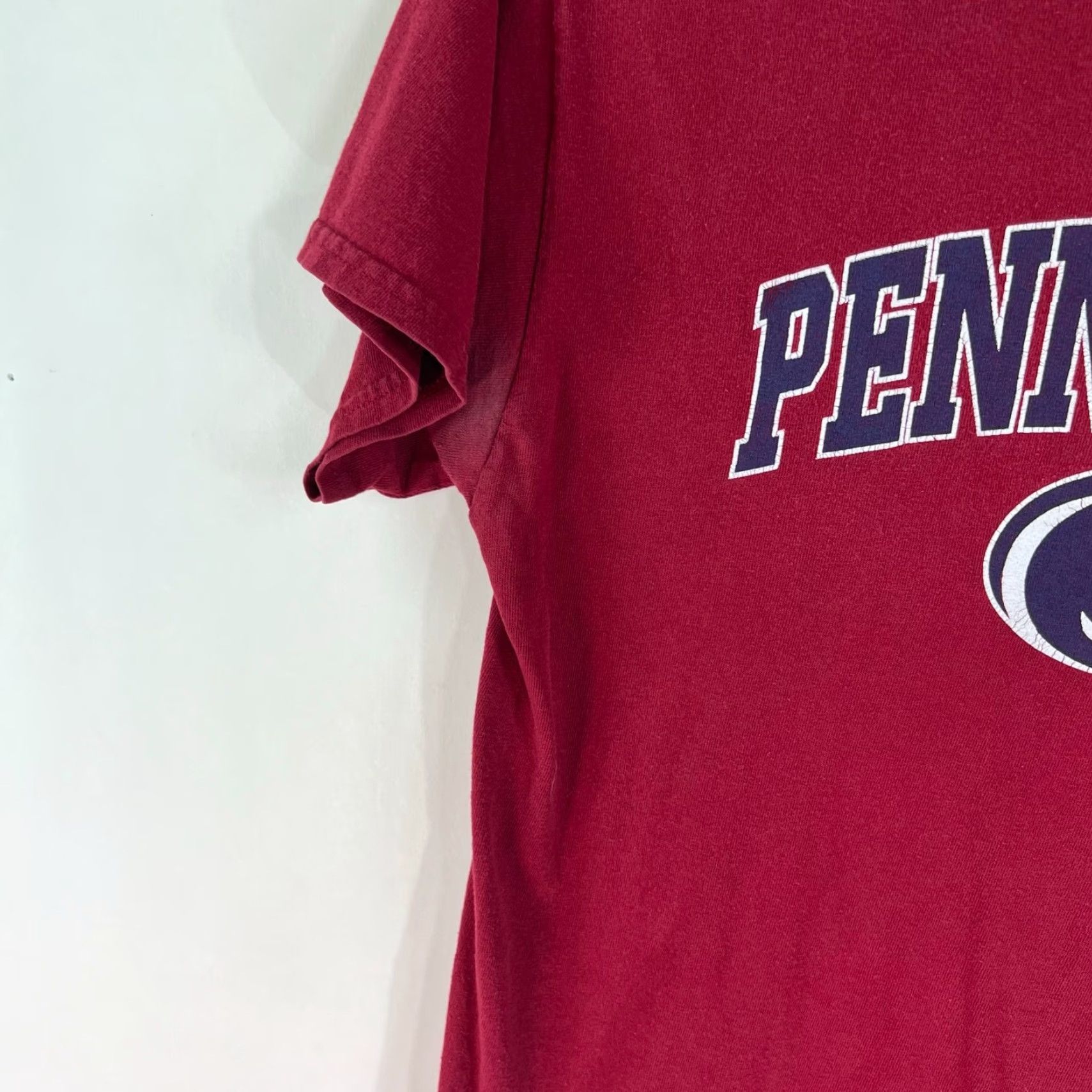Gildan Gildan Penn State Nittany Lions T-Shirt Adult Medium Red Graphic University Mens Size US M / EU 48-50 / 2 - 4 Thumbnail