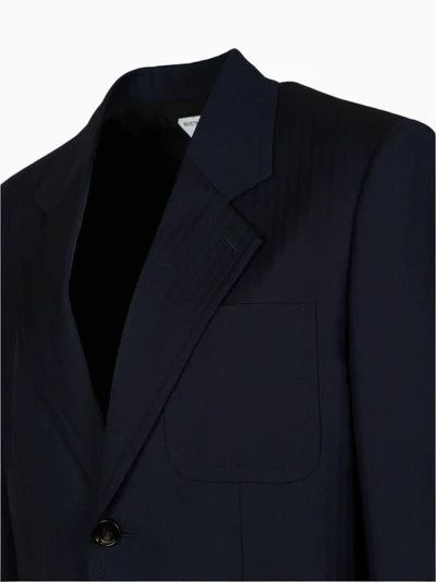 Bottega Veneta o1y0725 Blazer in Midnight Blue Size M / US 6-8 / IT 42-44 - 4 Thumbnail