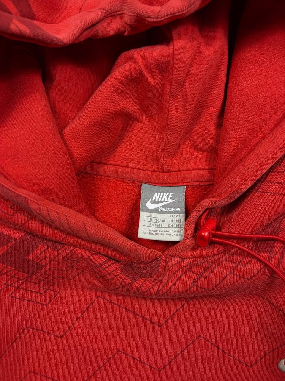 Nike 00’s NIKE MONOGRAM VINTAGE Y2K RARE HOODIE Size US S / EU 44-46 / 1 - 3 Thumbnail