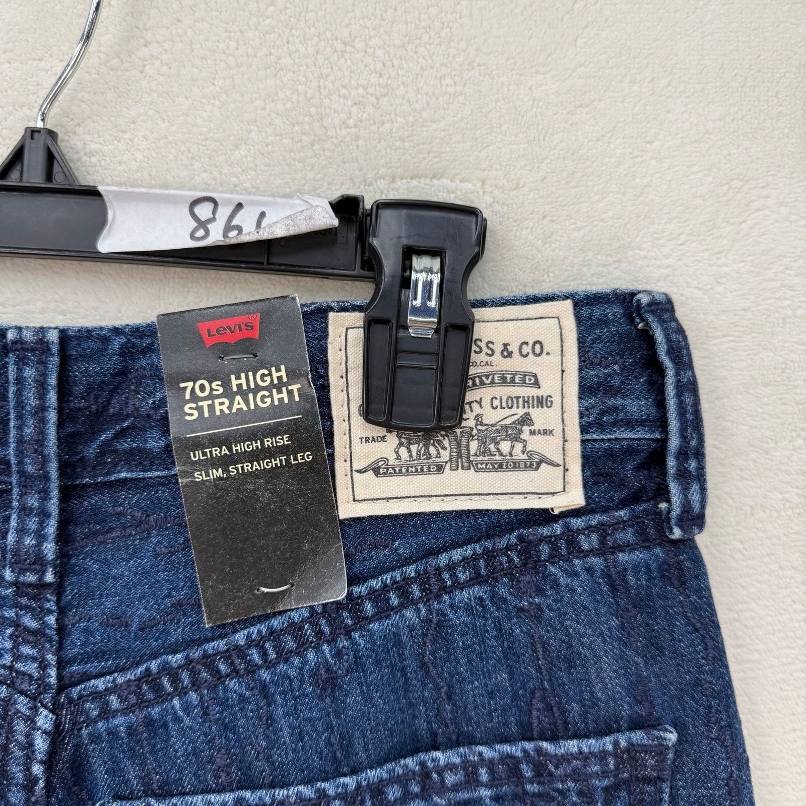 Levi's LEVI'S WELLTHREAD WOMEN'S 26X29 70'S HIGH RISE STRAIGHT FIT Size 26" / US 2 / IT 38 - 9 Thumbnail