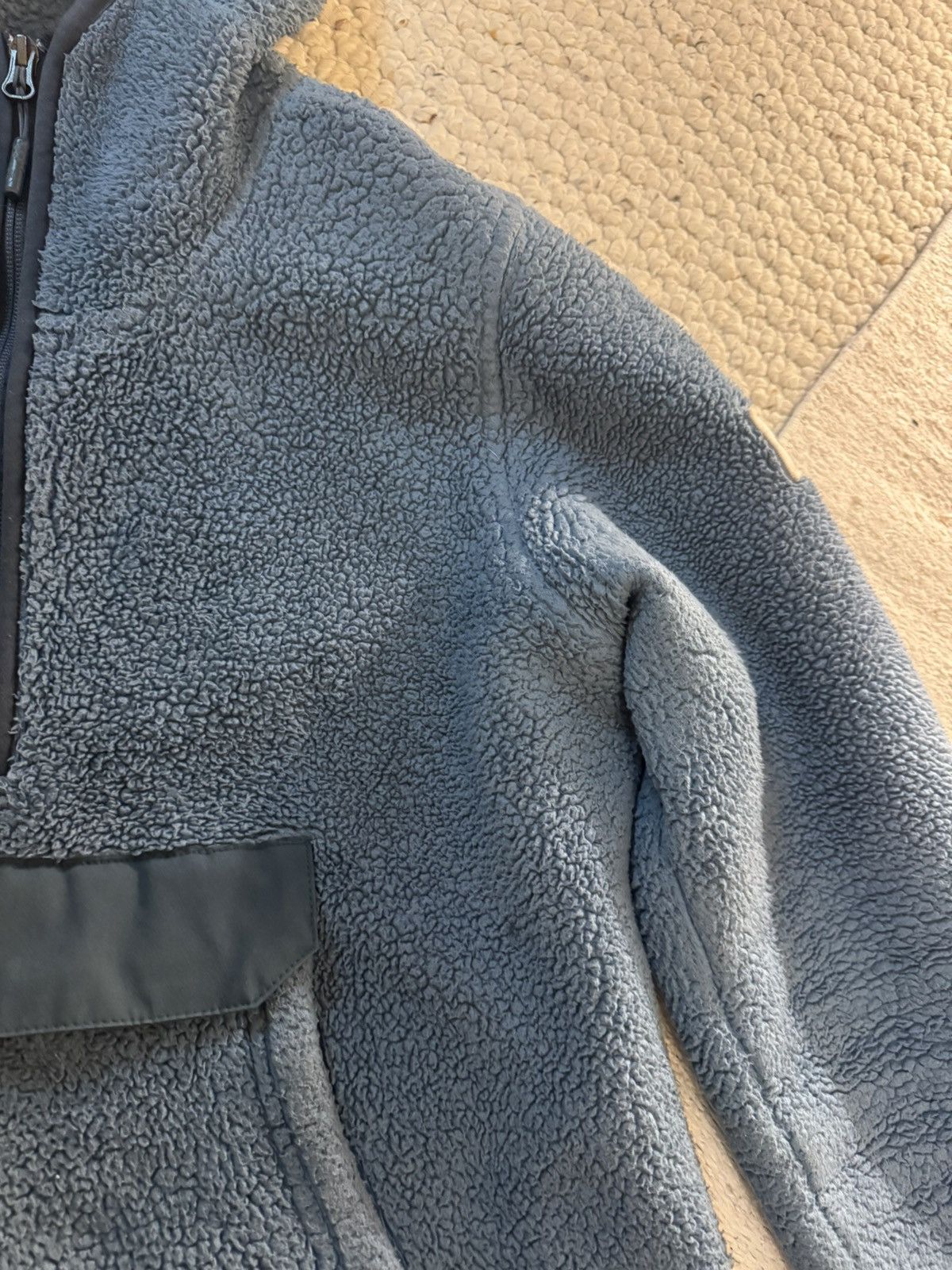 The North Face TNF sherpa pile pullover anorak fleece light blue Size US M / EU 48-50 / 2 - 2 Thumbnail