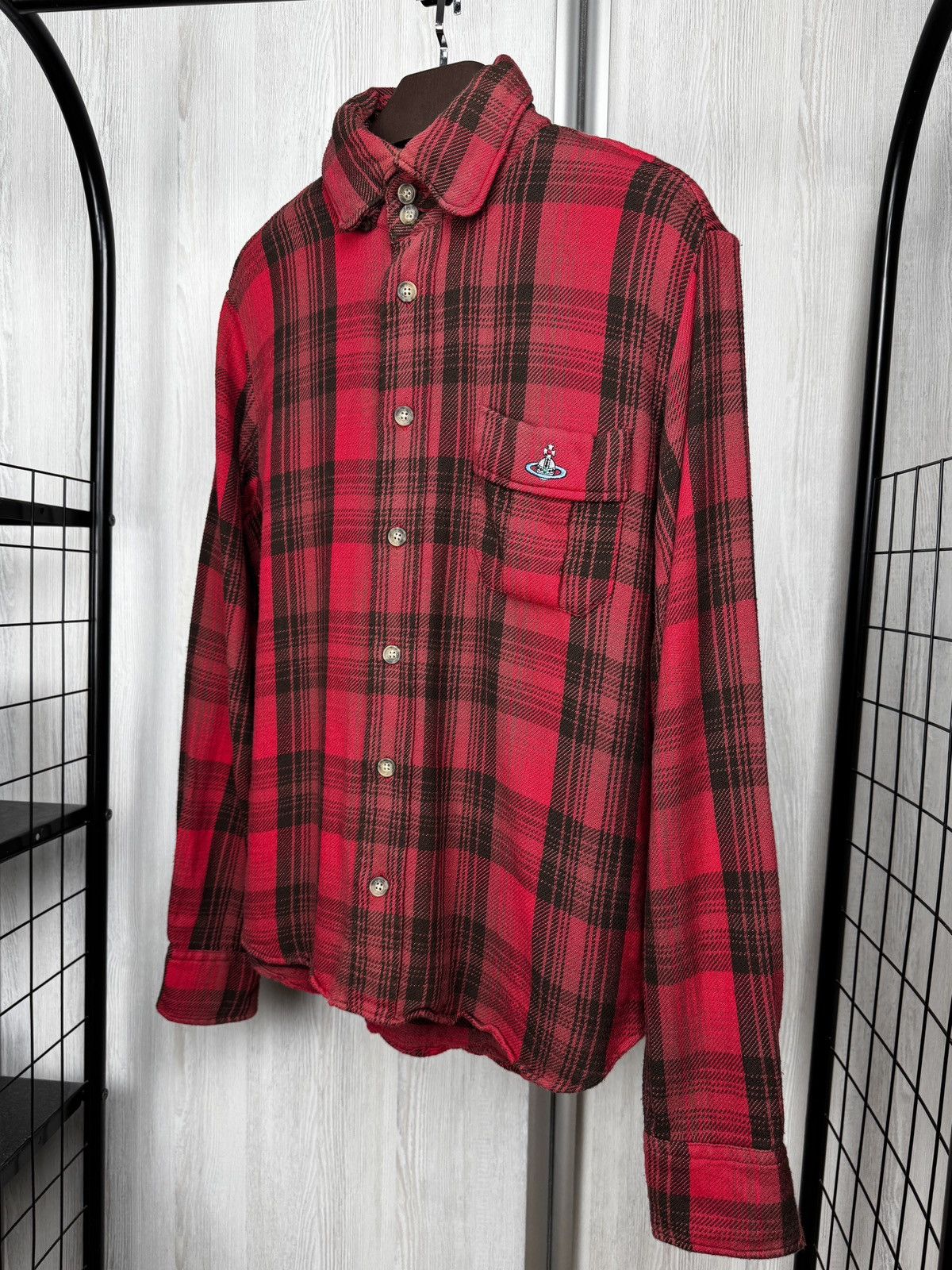 Vivienne Westwood VIVIENNE WESTWOOD ANGLOMANIA Mens Padded Details Shirt Size US M / EU 48-50 / 2 - 7 Thumbnail