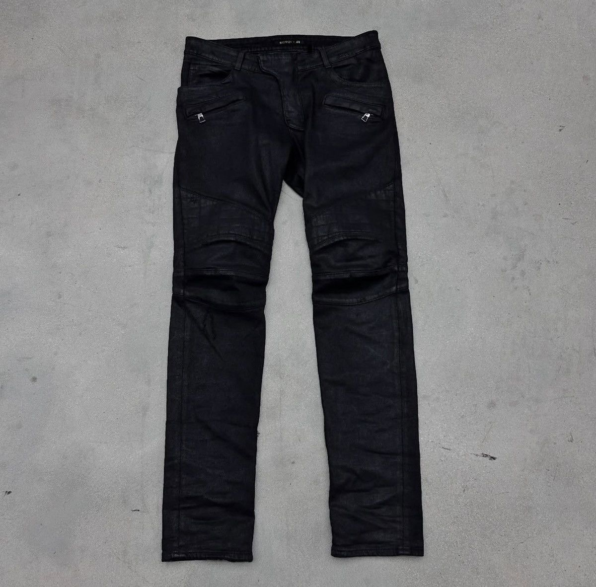 Balmain H&M biker denim