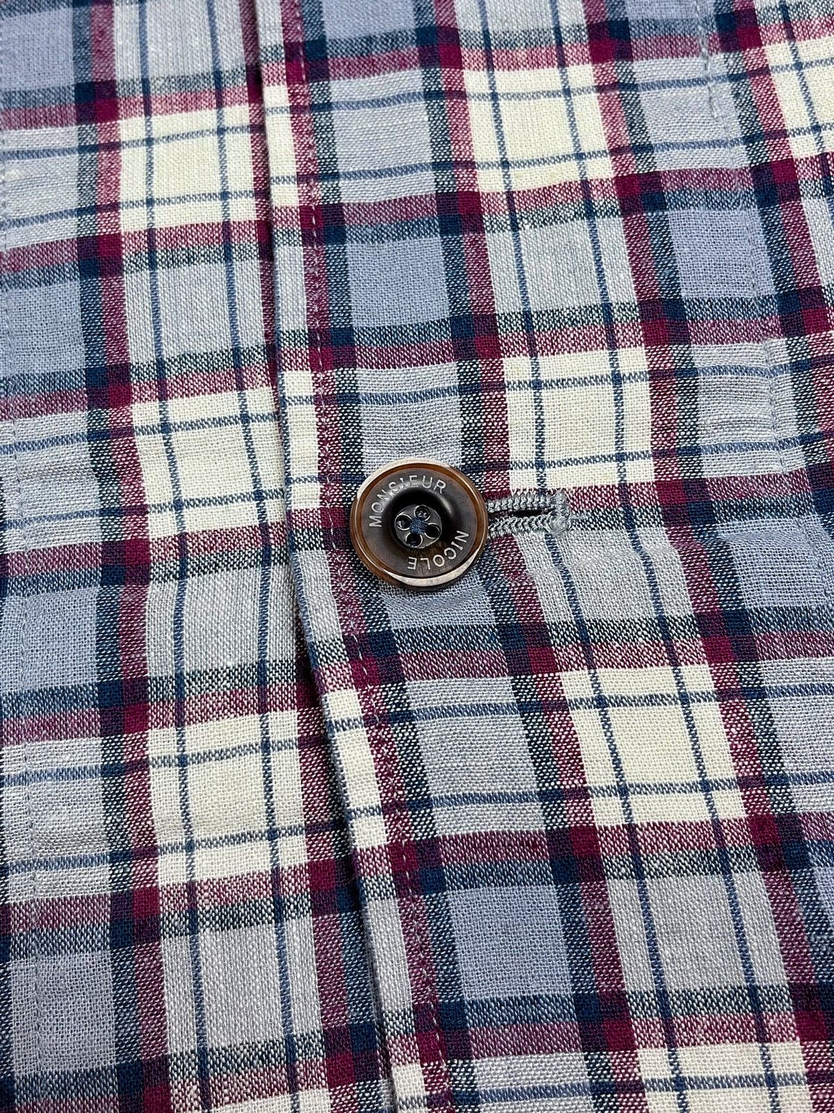 Hysteric Glamour × If Six Was Nine × Le Grande Bleu (L.G.B.) Monsieur Nicole Multipocket Semi Blazer Plaid Flannel Size M / US 6-8 / IT 42-44 - 8 Thumbnail