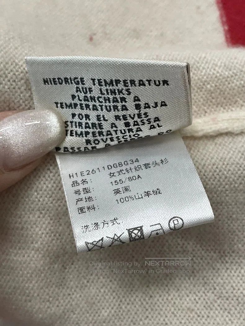 Hermes Hermes Red Colorblock Cashmere Sweater. Size US XS / EU 42 / 0 - 5 Thumbnail