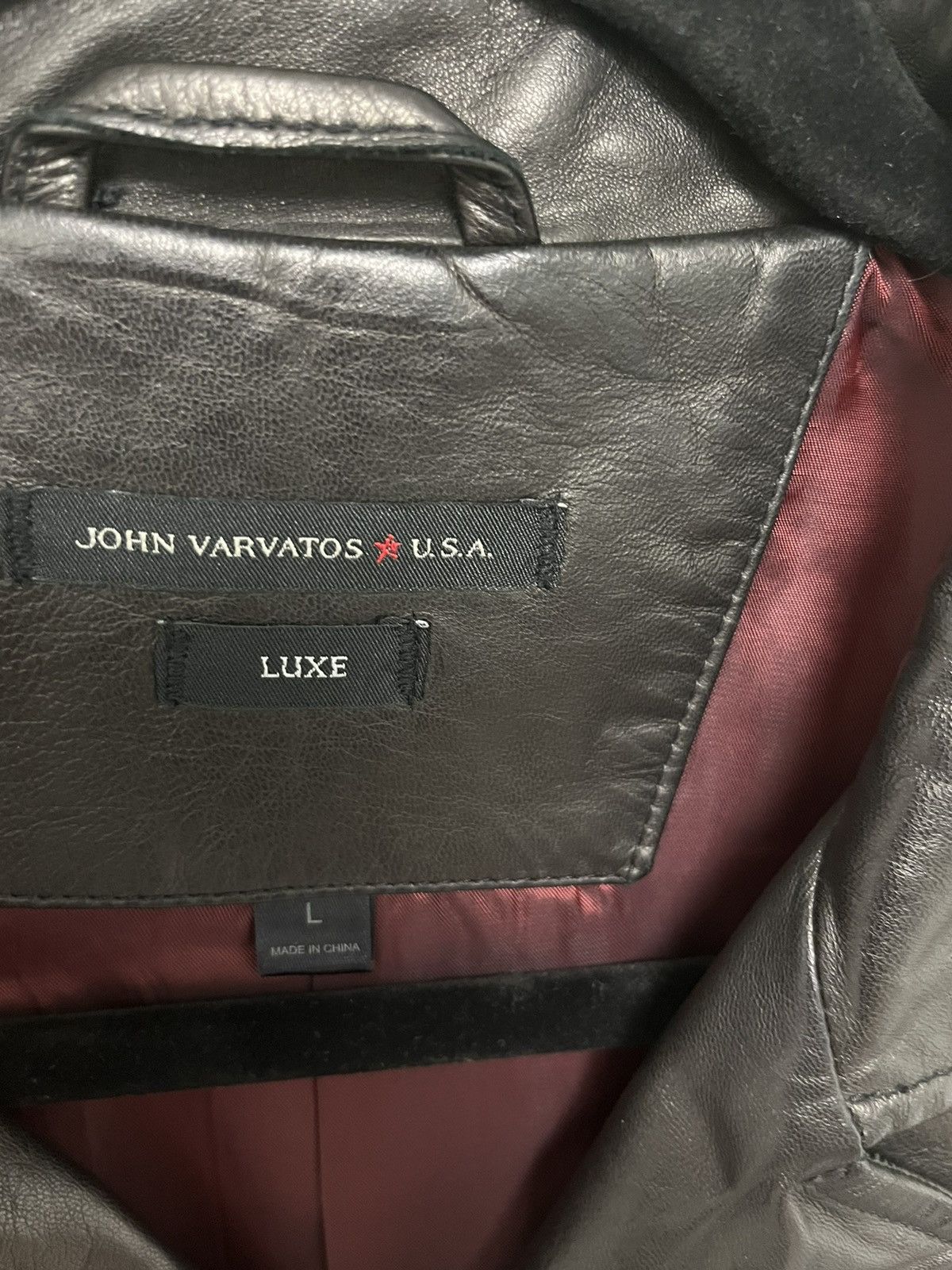 John Varvatos Asymmetrical Leather Biker Jacket. Large Size US L / EU 52-54 / 3 - 8 Thumbnail