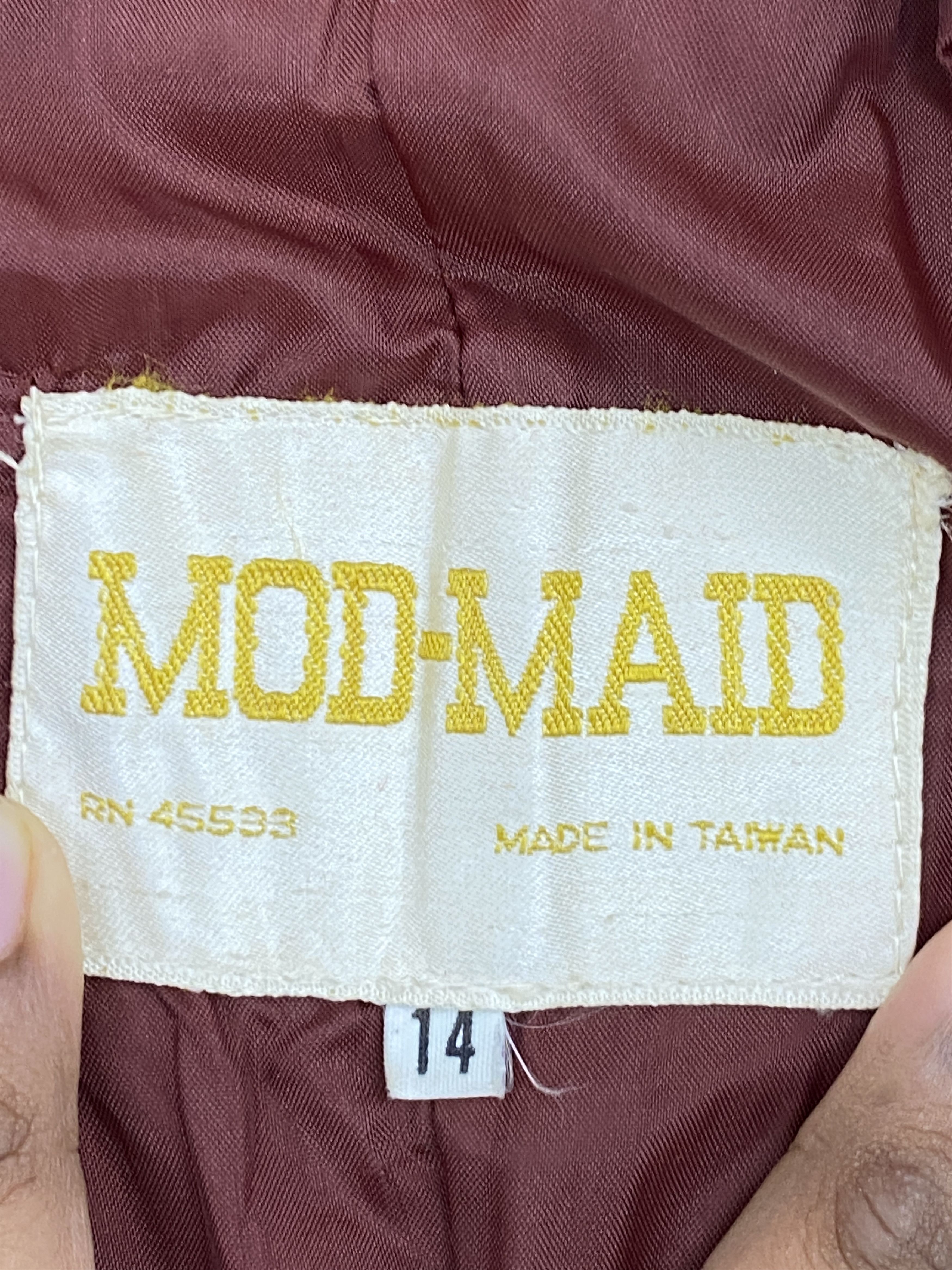 Vintage Vintage Suede Boho Hippie Festival Women Coat MJ0084Z Size XL / US 12-14 / IT 48-50 - 5 Thumbnail
