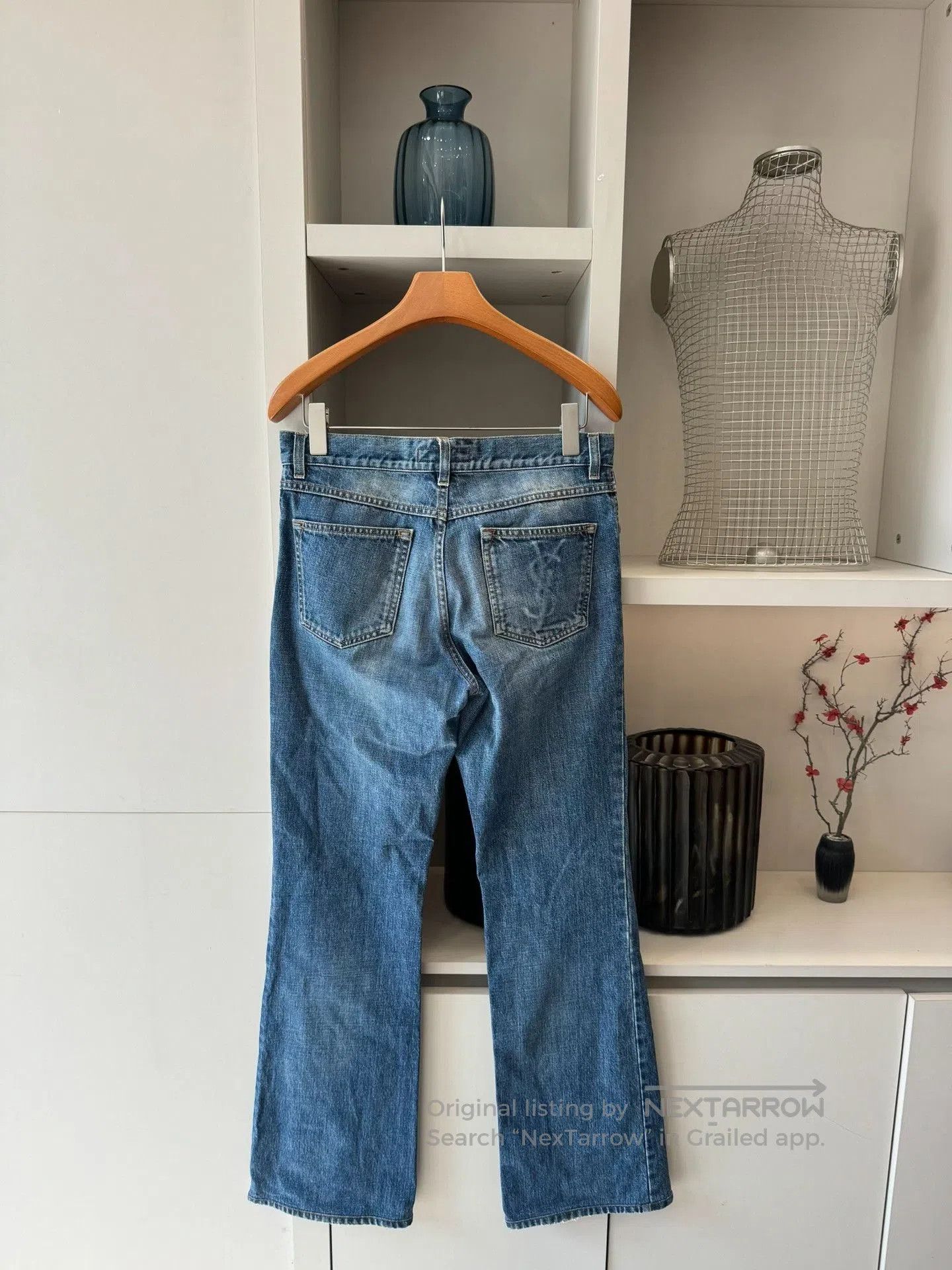 Yves Saint Laurent Vintage YSL 2004 Tom Ford Flare Jeans. Size US 31 - 1 Thumbnail
