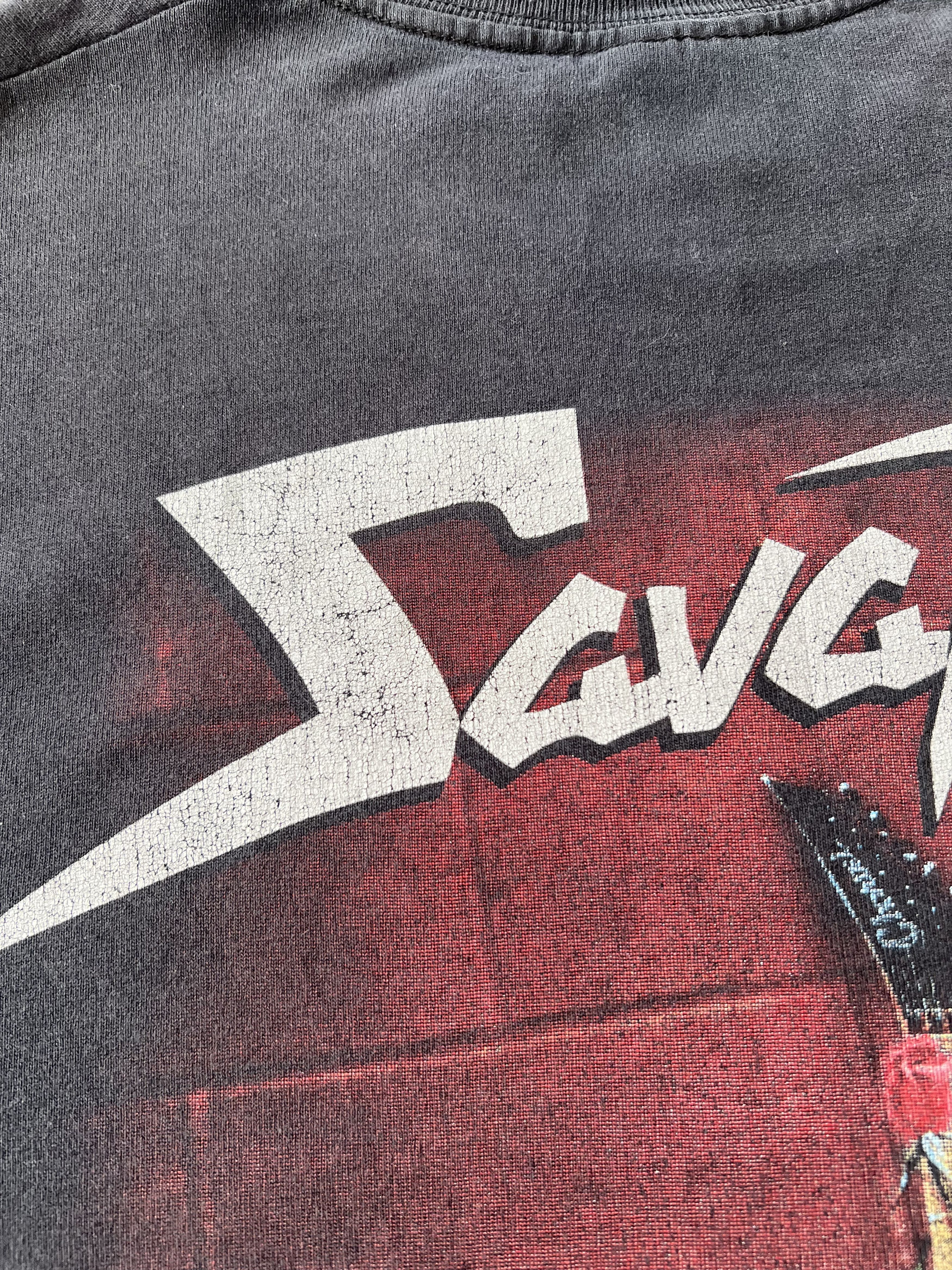 Band Tees Vintage 90s Savatage Criss Oliva Heavy Metal Band T-shirt Size US L / EU 52-54 / 3 - 15 Thumbnail