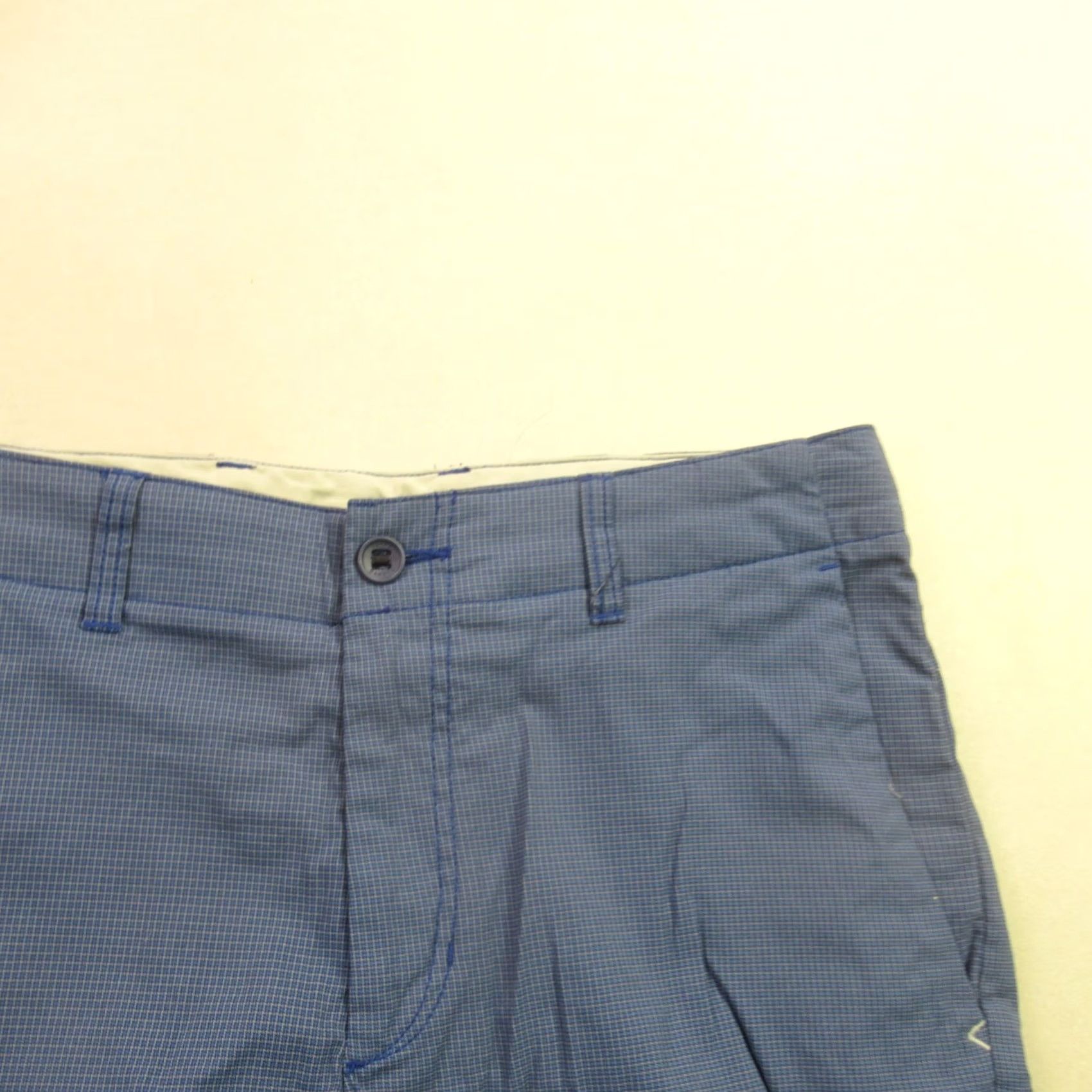 Tommy Bahama Tommy Bahama Men's Chino Shorts Size 32 Blue Casual Breathable Beach Golf Check Flat Front Size US 32 / EU 48 - 2 Thumbnail
