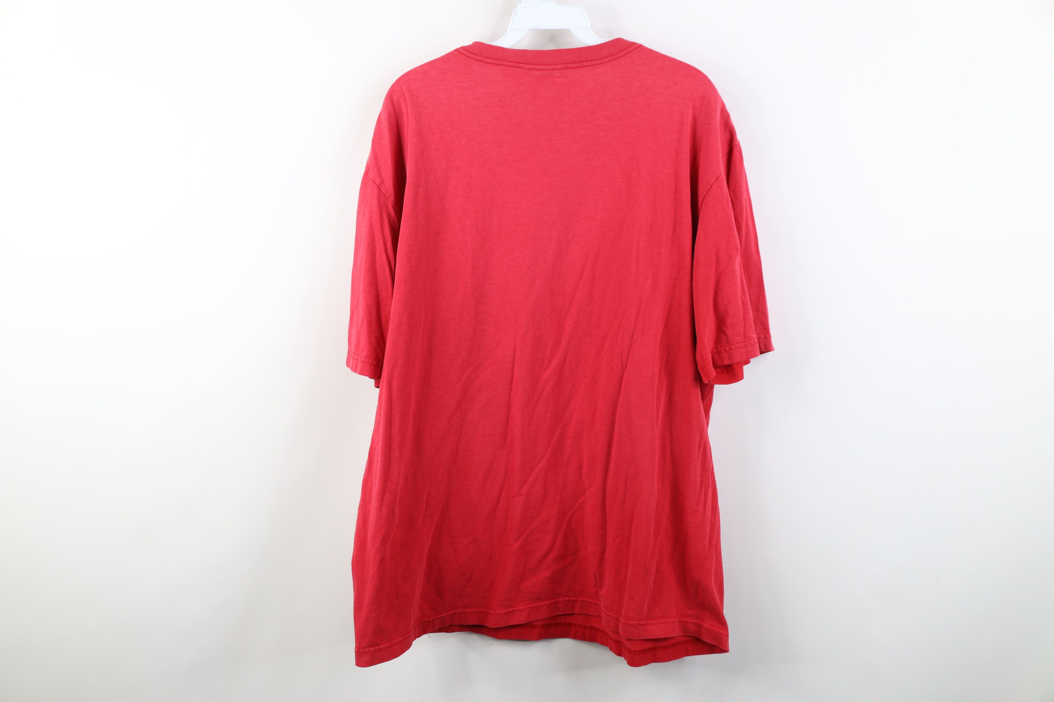 Nautica Vintage 90s Nautica Sailing Sailboat T-Shirt Cotton Red USA Size US L / EU 52-54 / 3 - 13 Thumbnail