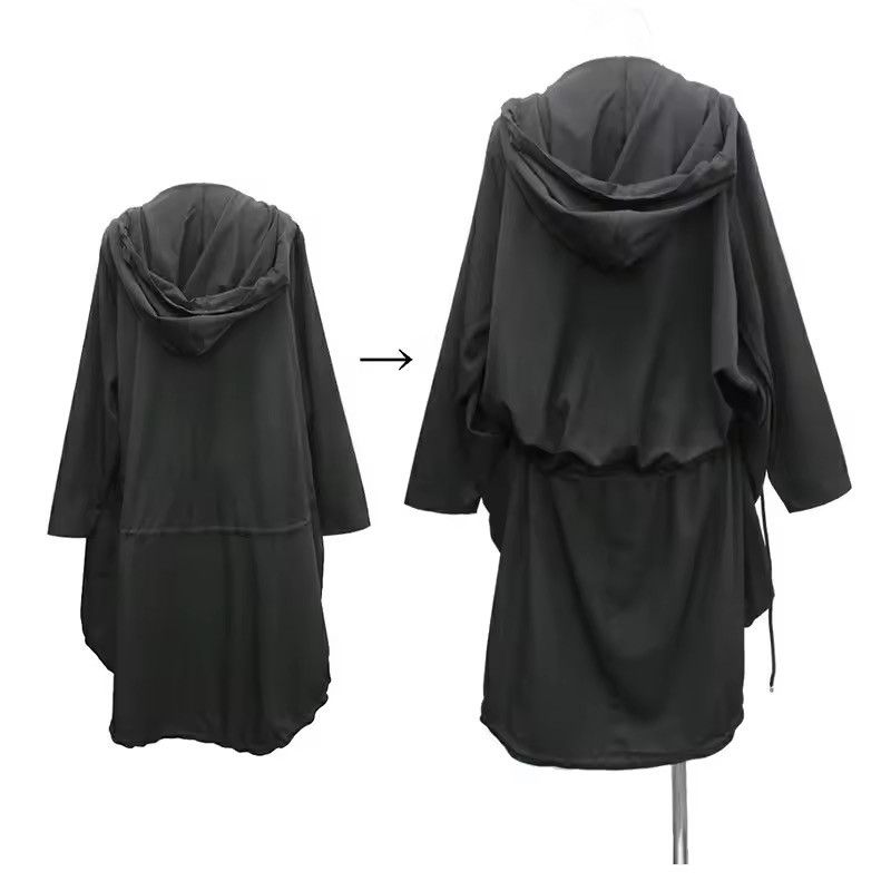 Japanese Brand Hip Hop Punk Trench Coat Hooded Cloak Size US L / EU 52-54 / 3 - 7 Thumbnail