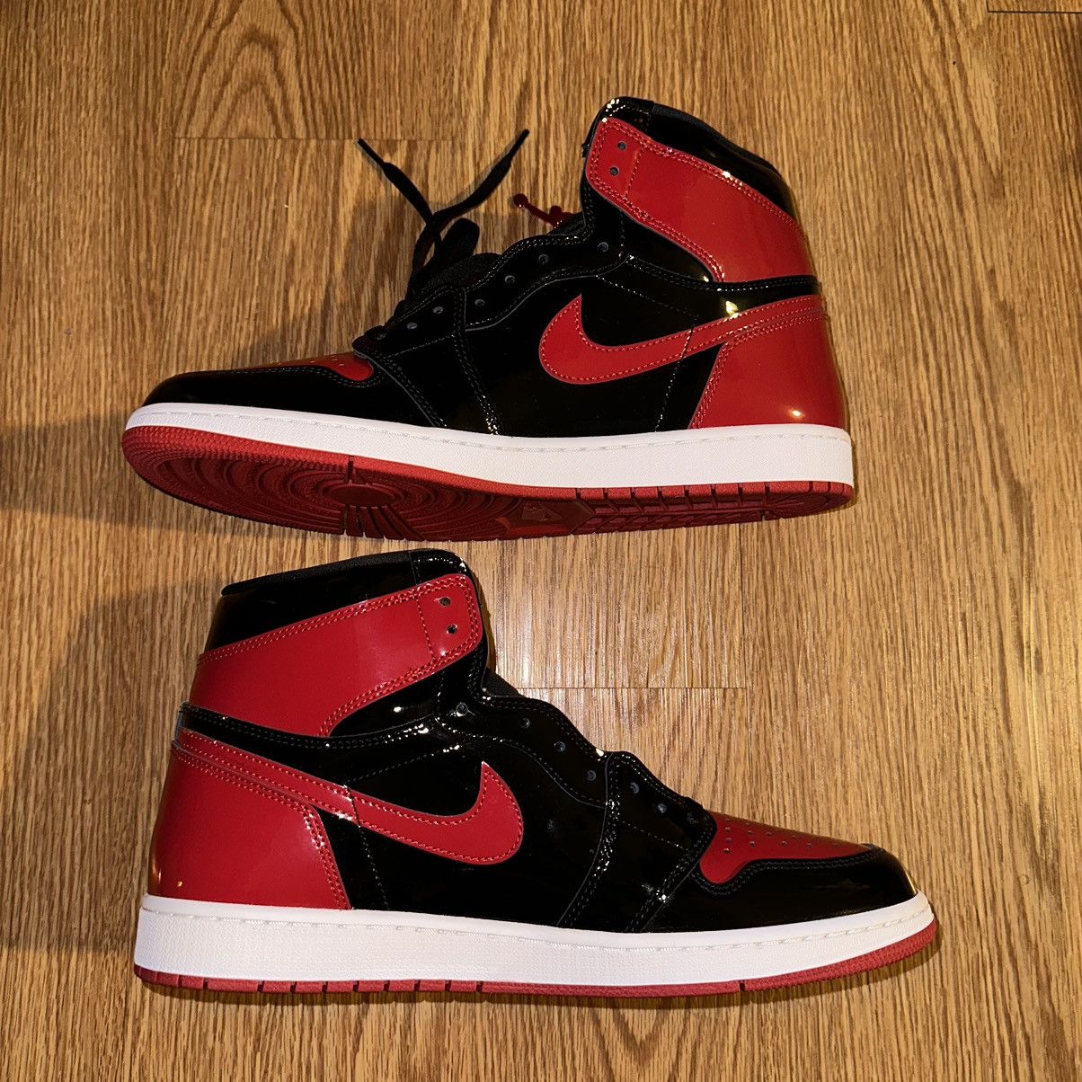 Nike Air Jordan 1 OG patent bred Size US 14 / EU 47 - 2 Thumbnail
