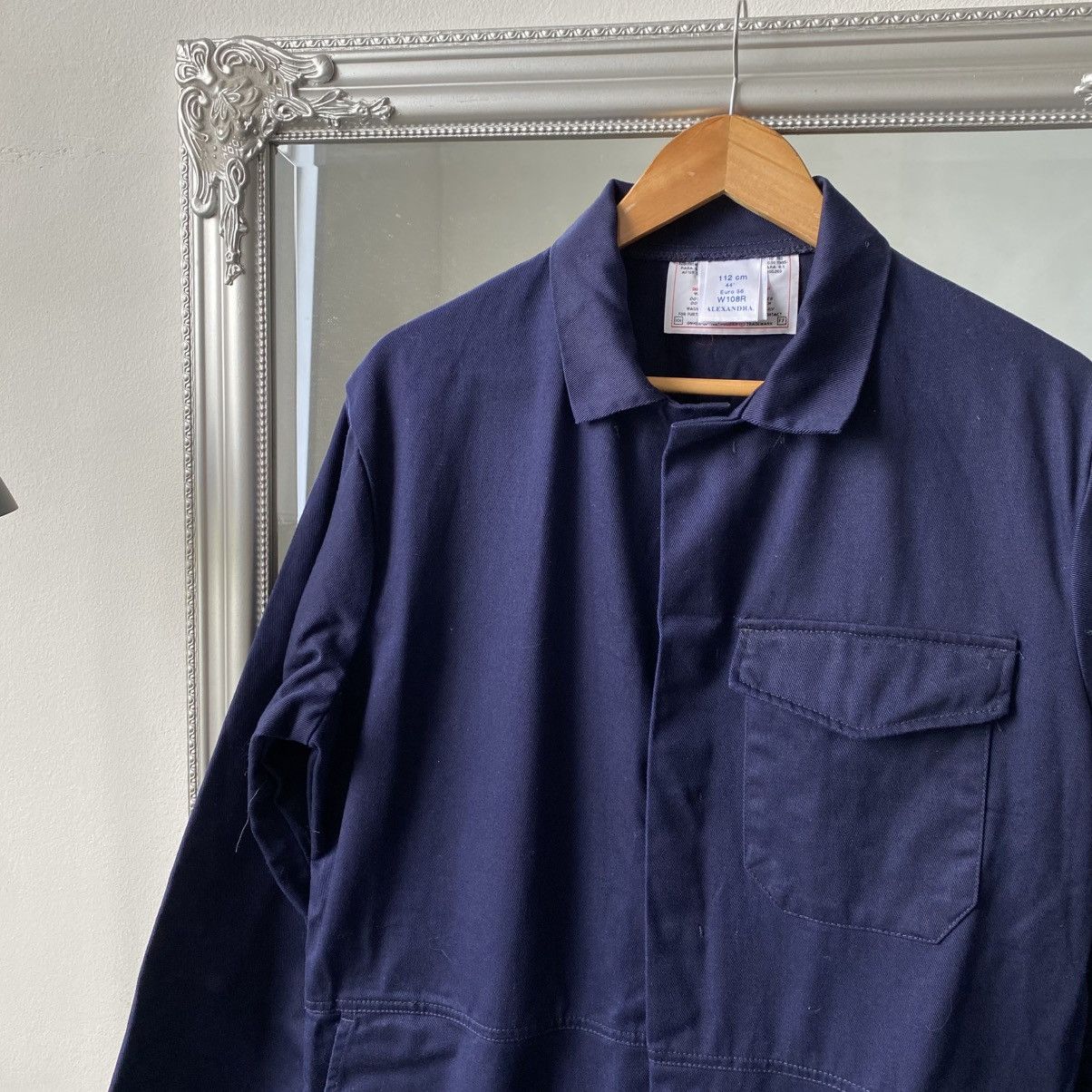 Le Mont Saint Michel Vintage Sanfor French work Coverall jumpsuit Workwear Size US 30 / EU 46 - 3 Thumbnail