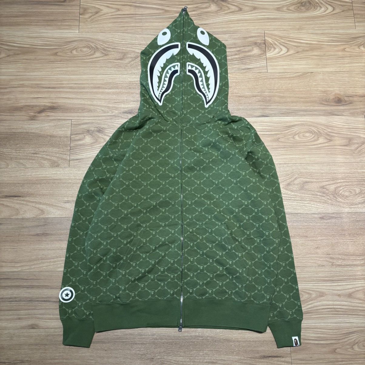 Bape Bape College Monogram Relaxed Fit Full Zip Size US M / EU 48-50 / 2 - 1 Thumbnail