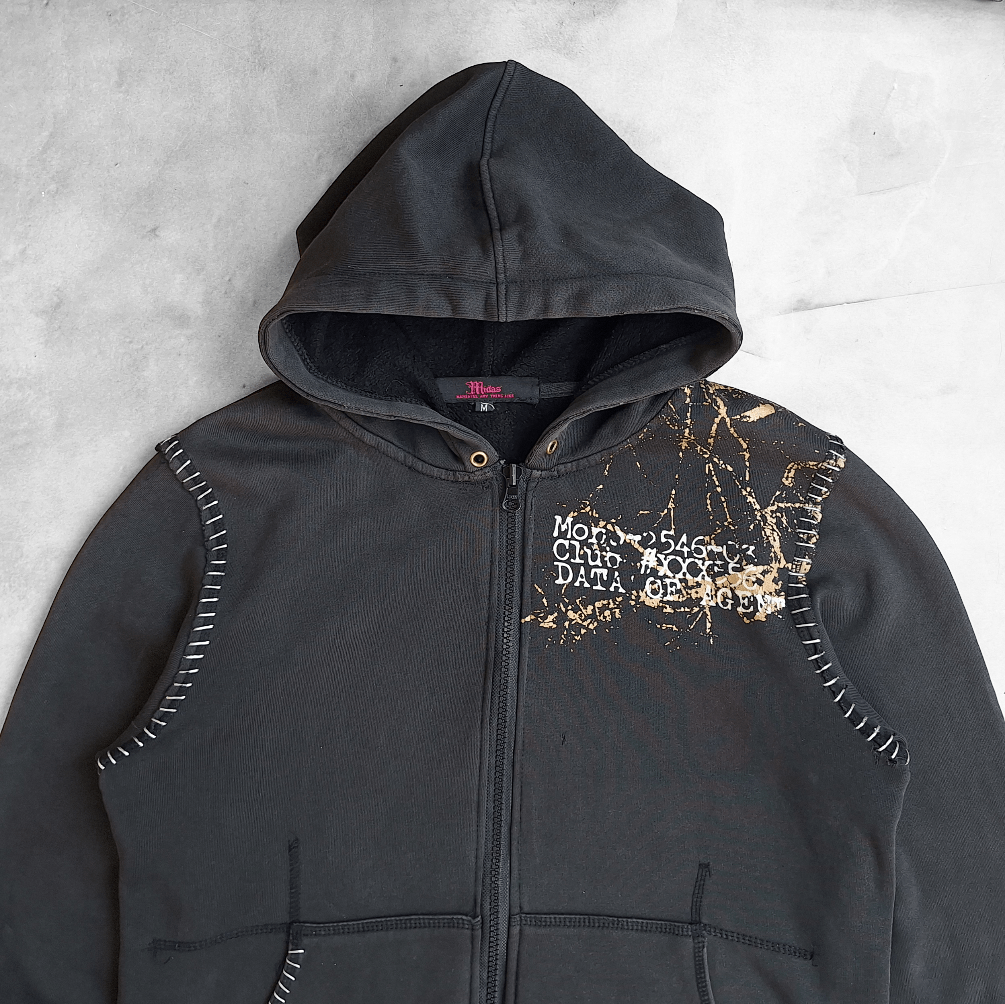 Japanese Brand Y2K Japanese Midas Hoodie Size US M / EU 48-50 / 2 - 3 Thumbnail