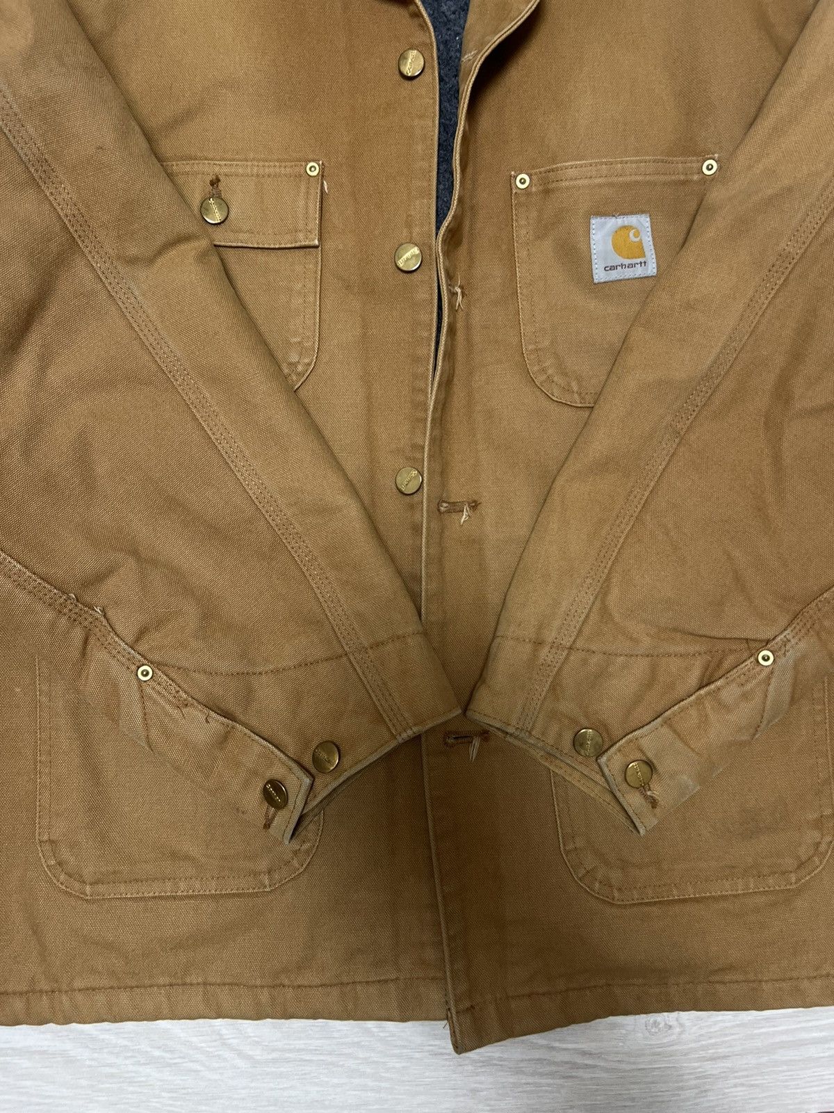 Carhartt vintage work wear Detroit style jacket