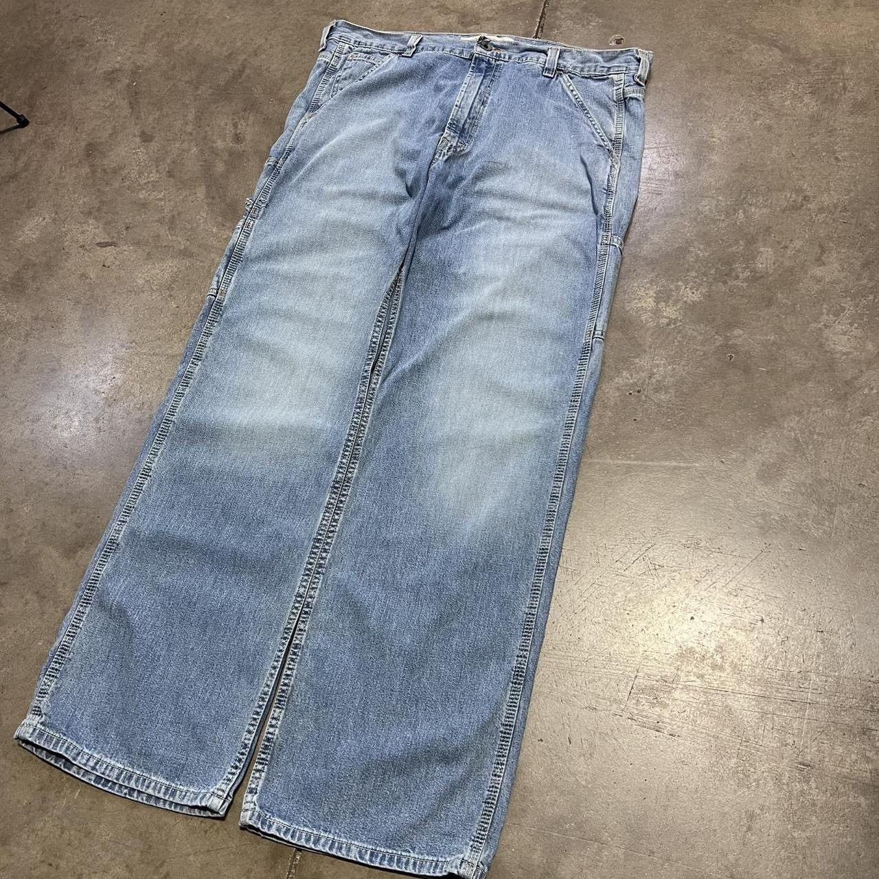Levi's Vintage Levis Carpenter Baggy Denim Jeans Wide Leg Skater Size US 38 / EU 54 - 2 Thumbnail