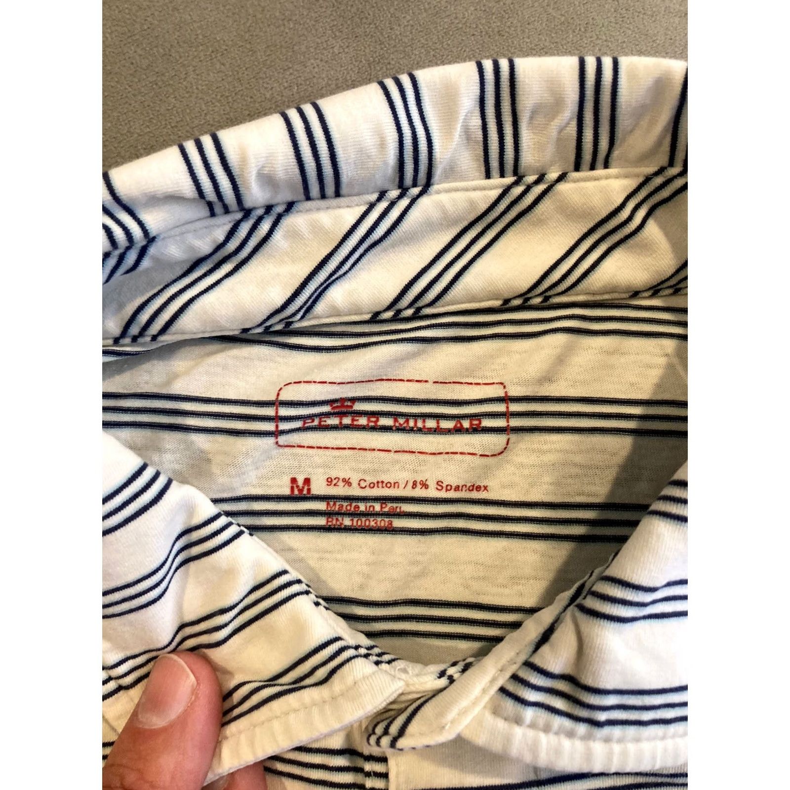 Peter Millar VINTAGE Peter Millar Golf Polo Medium Mens Blue M Size US M / EU 48-50 / 2 - 3 Thumbnail