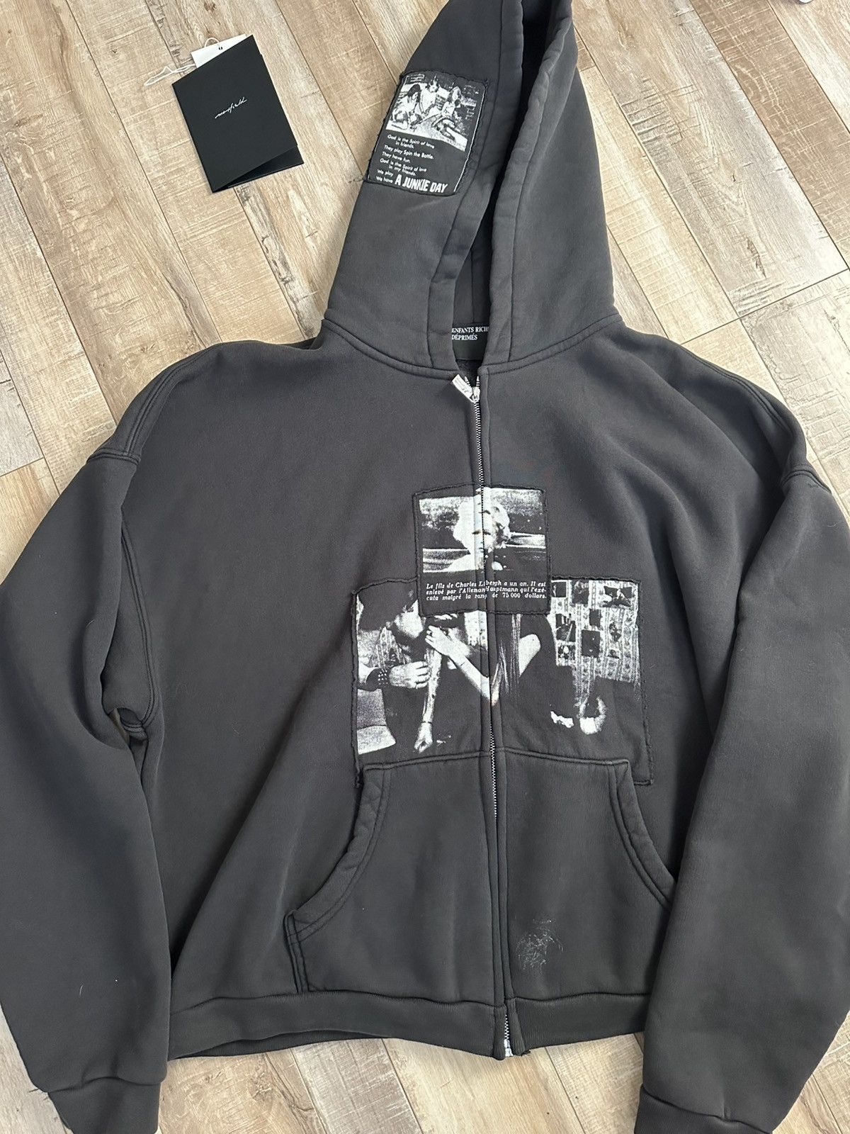 Enfants Riches Deprimes ERD x Maxfield Assemblage 4.5 Year War Zip Up Hoodie | Grailed