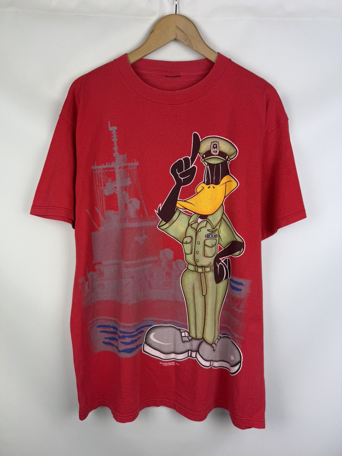 Vintage × Warner Bros Warner Brothers Looney Tunes Vintage 1994 Daffy Duck T Shirt Size US XL / EU 56 / 4 - 1 Thumbnail