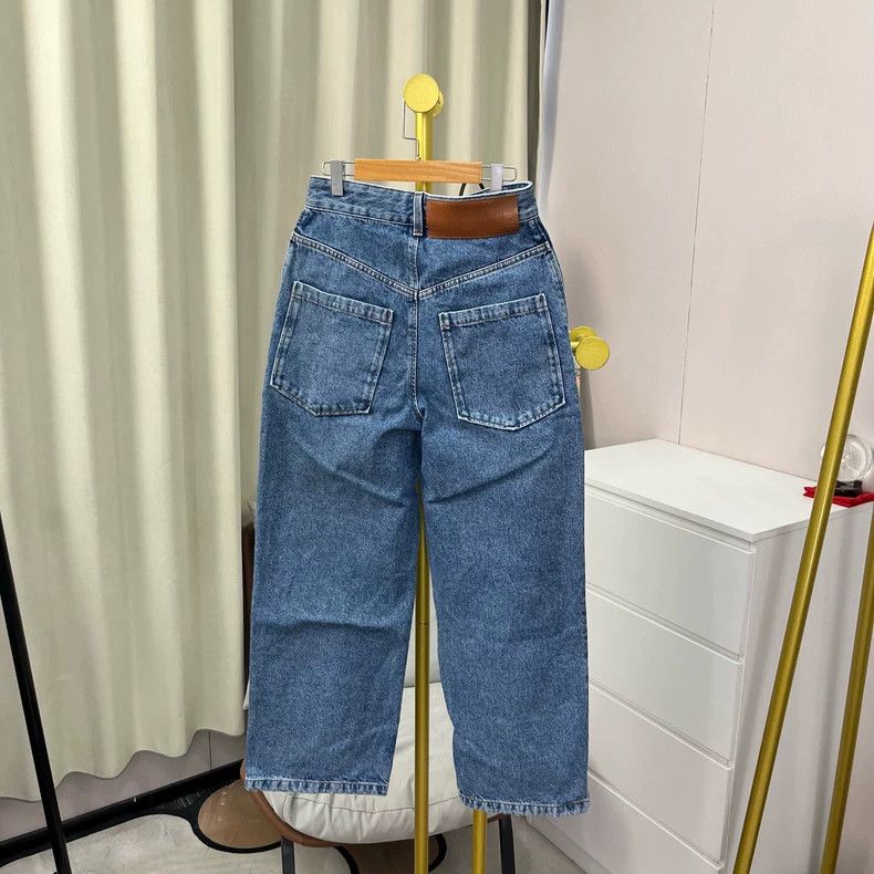 Loewe Loewe Blue jeans with a logo on the back Size 42" / US 20 - 2 Thumbnail