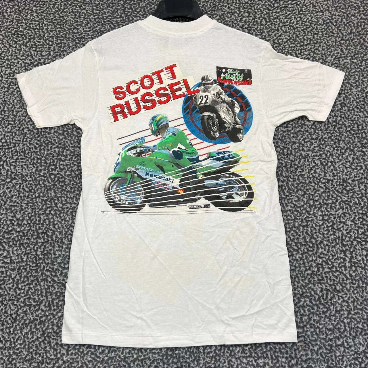 Hanes Vintage Scott Russel Racing Shirt Men M Hanes Short Sleeve Size US M / EU 48-50 / 2 - 1 Thumbnail