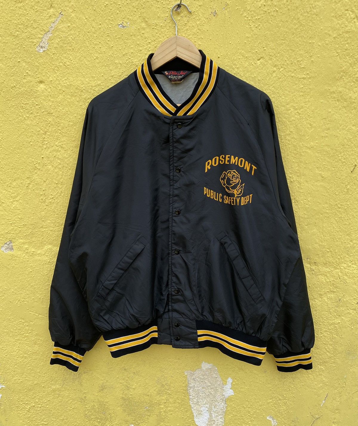 Vintage Vintage pla jac Dunbrooke rosemont satin varsity jacket Size US XL / EU 56 / 4 - 6 Thumbnail