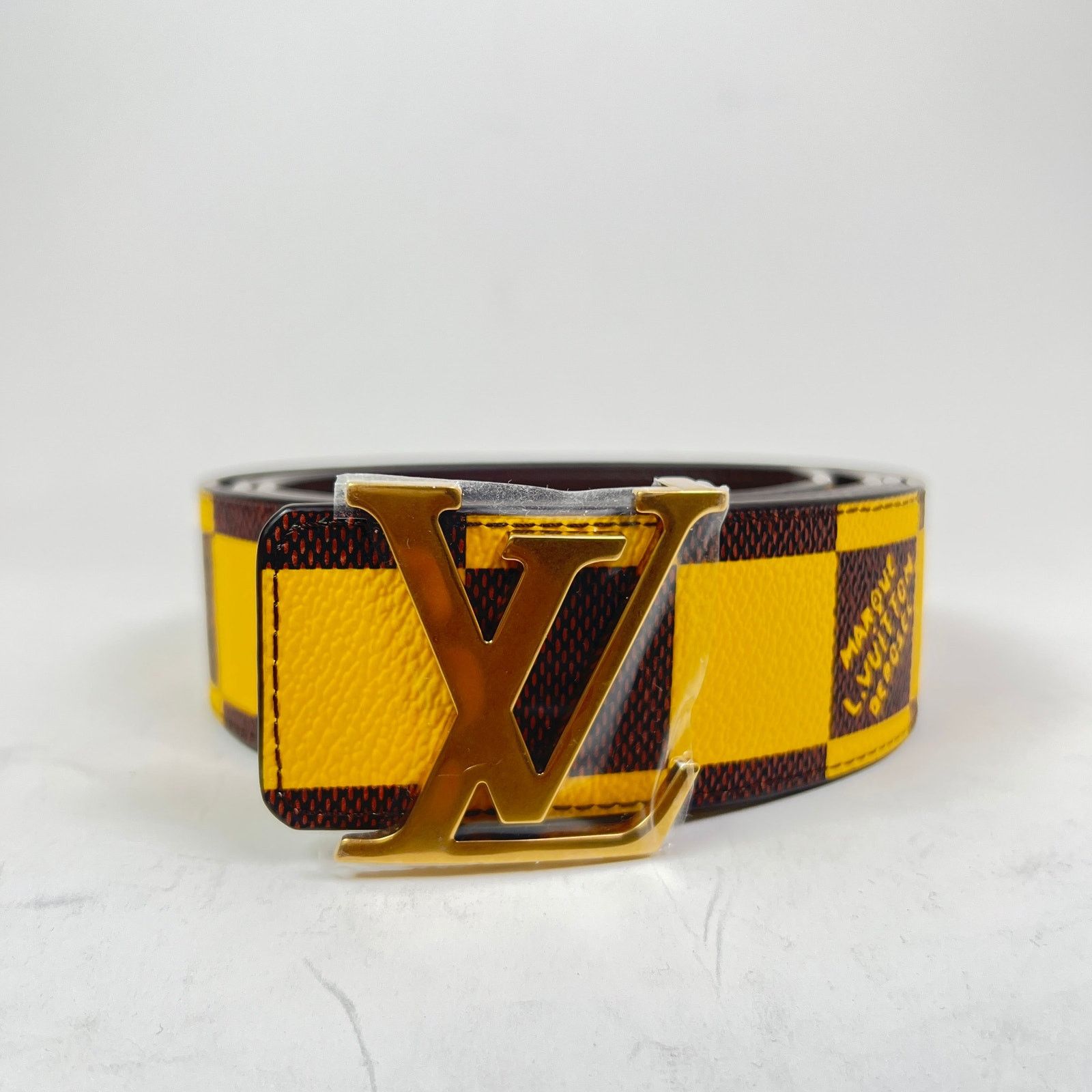 Louis Vuitton Louis Vuitton Damier Pop LV Initiales 40MM Belt Size 38 - 1 Thumbnail