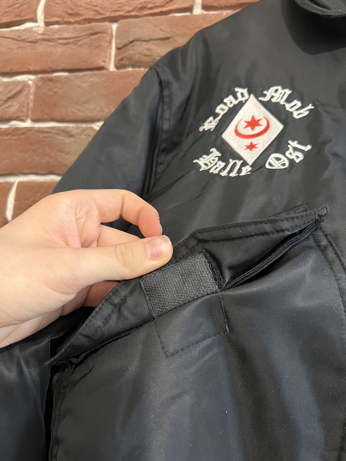 Vintage Ma1 Flyer Black Vintage Nylon Bomber Jacket BoxyFit Oversize Size US XL / EU 56 / 4 - 6 Thumbnail