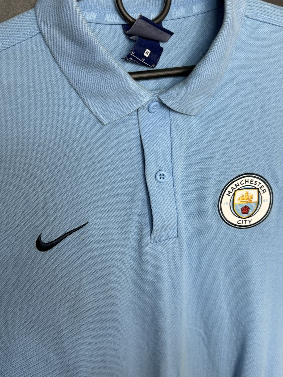 Nike Manchester City Training Football Jersey Size US M / EU 48-50 / 2 - 3 Thumbnail