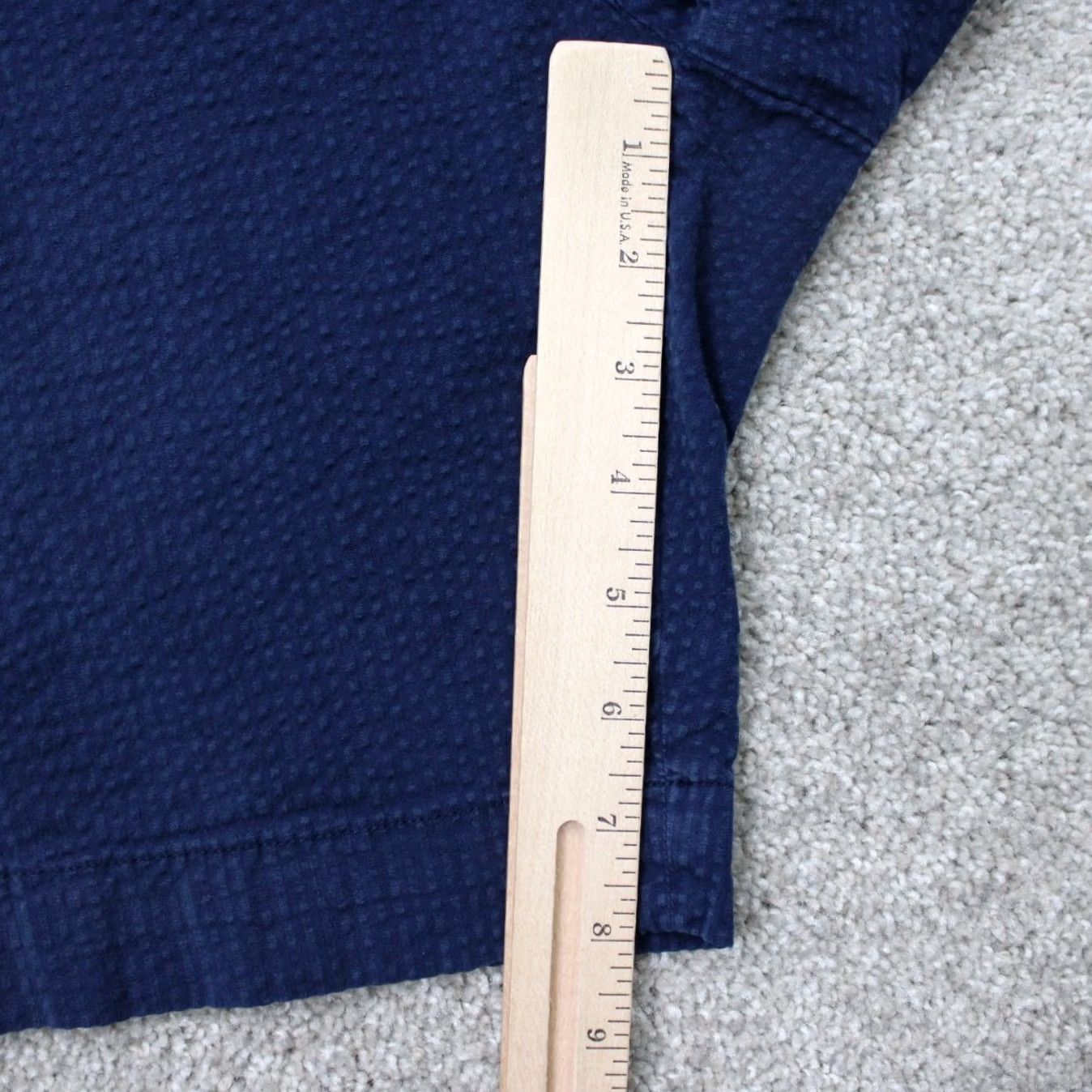Polo Ralph Lauren Polo Ralph Lauren Chino Shorts Mens 35 Blue Seersucker Stretch Straight Fit Size US S / EU 44-46 / 1 - 6 Thumbnail