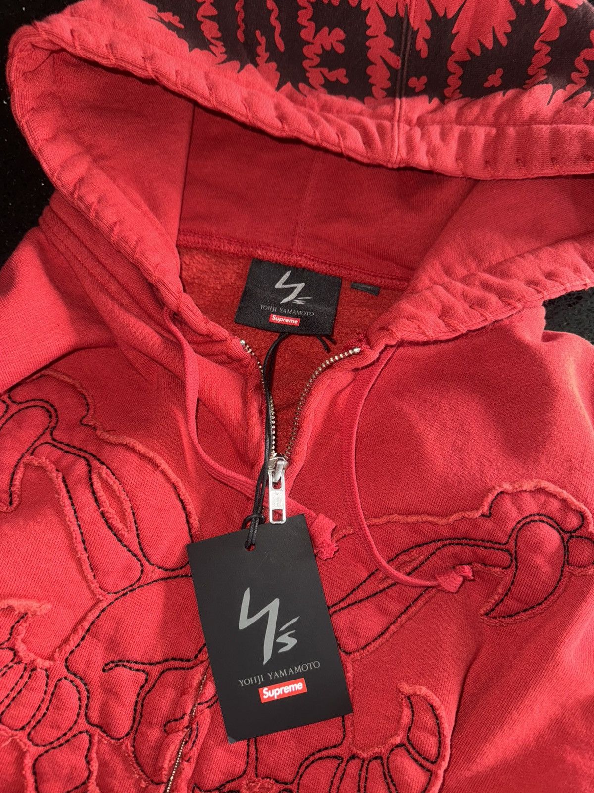 Supreme × Yohji Yamamoto Supreme/Y's (Yohji Yamamoto) Zip Up Hooded Sweatshirt FW25 Size US S / EU 44-46 / 1 - 3 Thumbnail