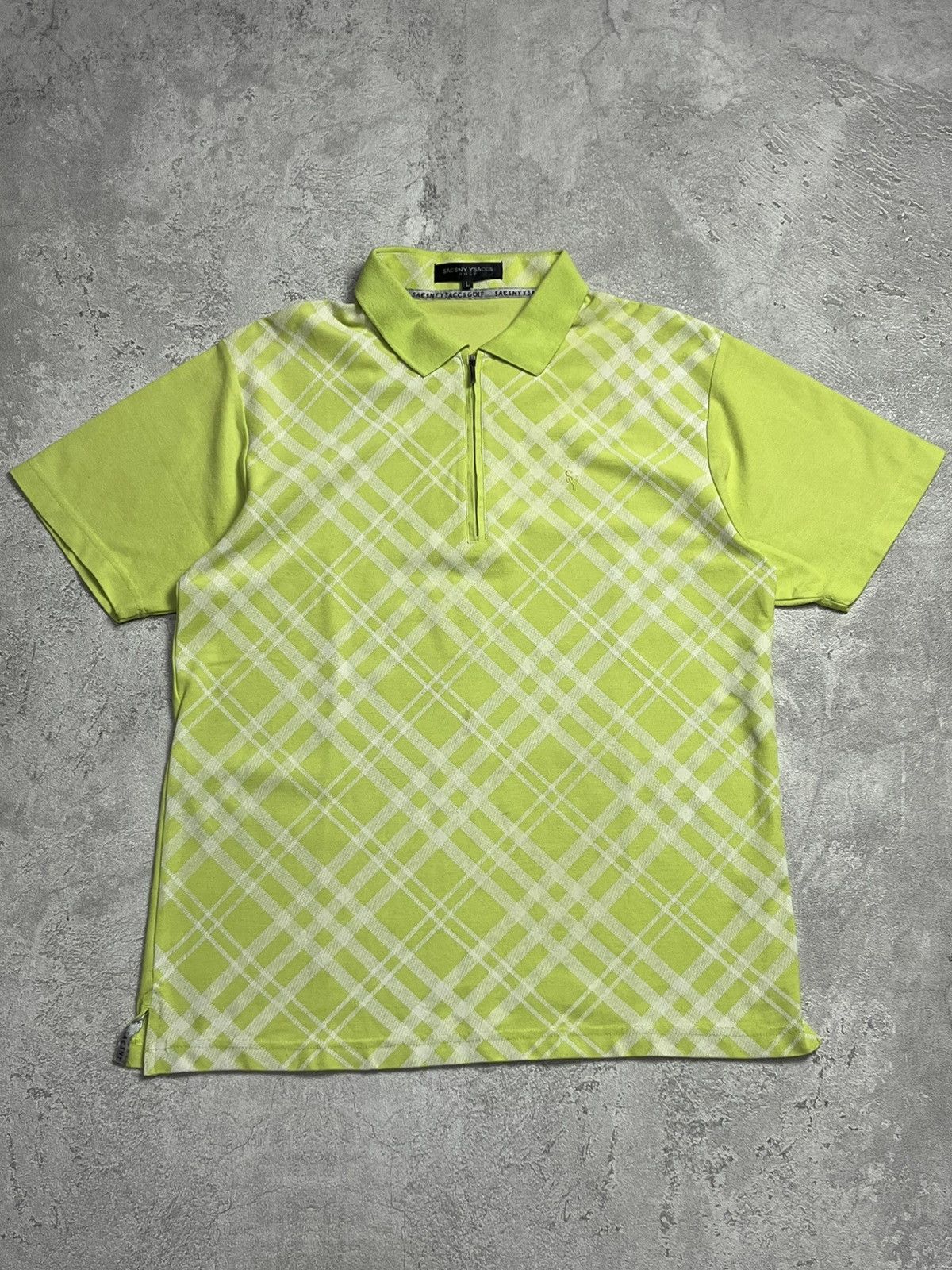 Yohji Yamamoto Sacsny Y'Saccs By Yohji Yamamoto Polo Golf Size US L / EU 52-54 / 3 - 1 Thumbnail