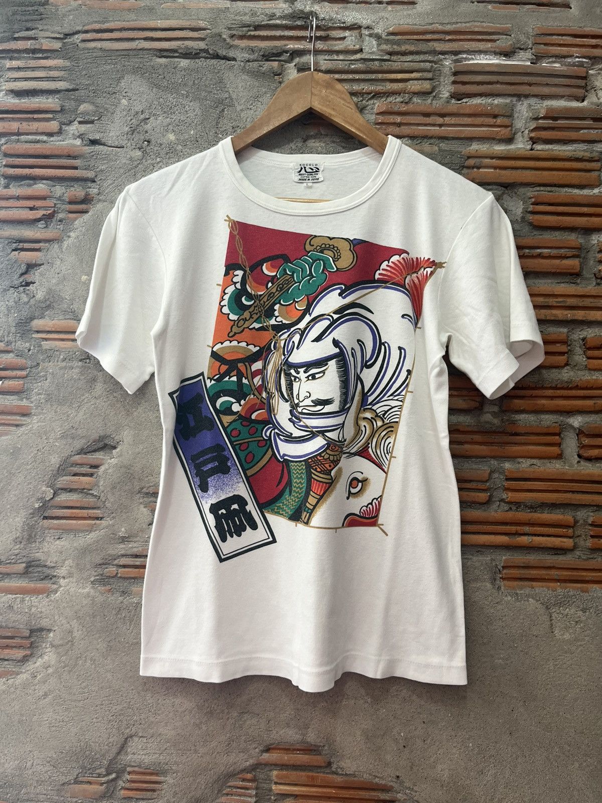Arts & Science Vintage Samurai japan Artwork Kocolo kenji 80’s Tshirt Size US L / EU 52-54 / 3 - 2 Thumbnail