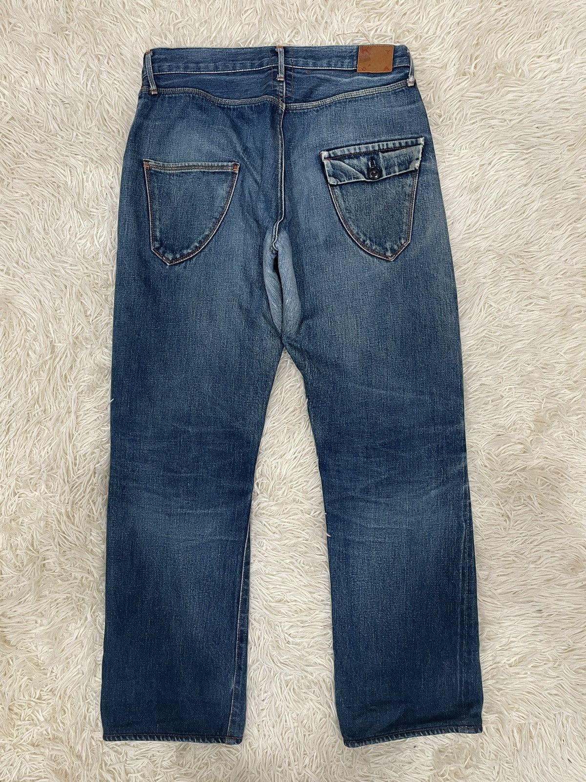 KATO Buy Now‼️Distressed Kato Selvedge Denim (KUR-01) Size US 30 / EU 46 - 2 Thumbnail