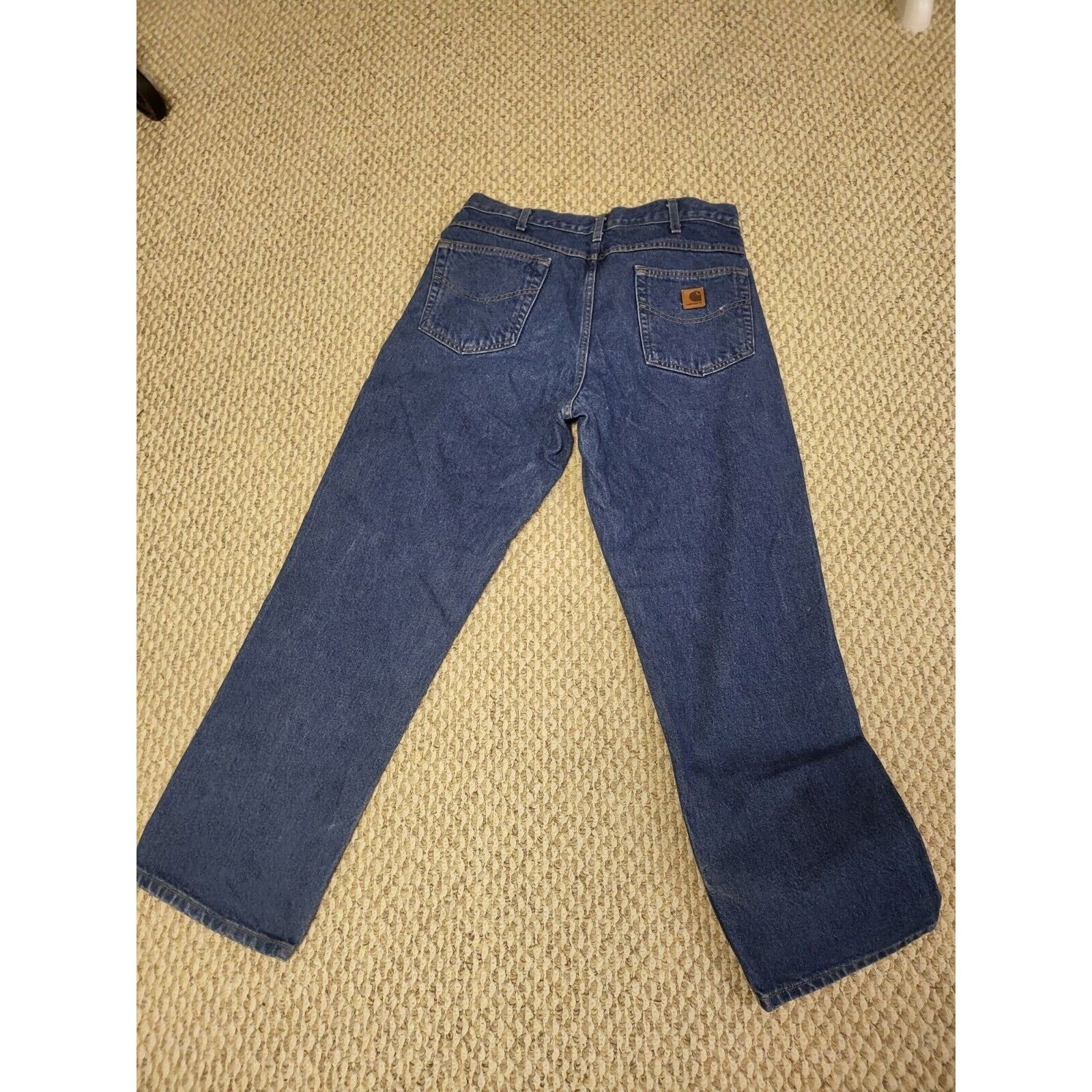 Carhartt Carhartt Mens Jeans Size 34x30 Straight Relaxed Fit Blue Size US 34 / EU 50 - 3 Thumbnail