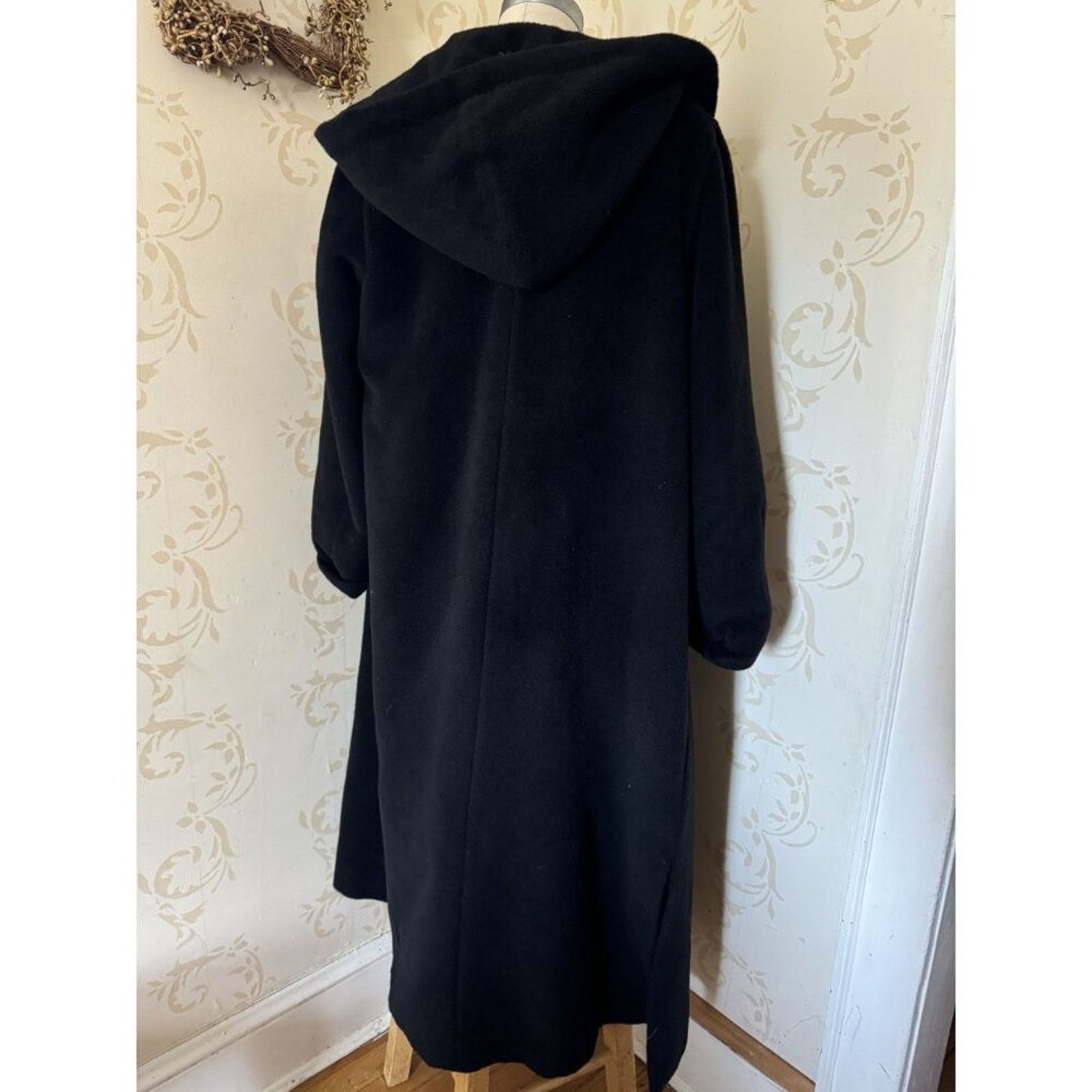 Cinzia Rocca Ladies 10 Italy Cinzia Rocca Baby Alpaca Maxi Hoodie Coat Size L / US 10 / IT 46 - 4 Thumbnail