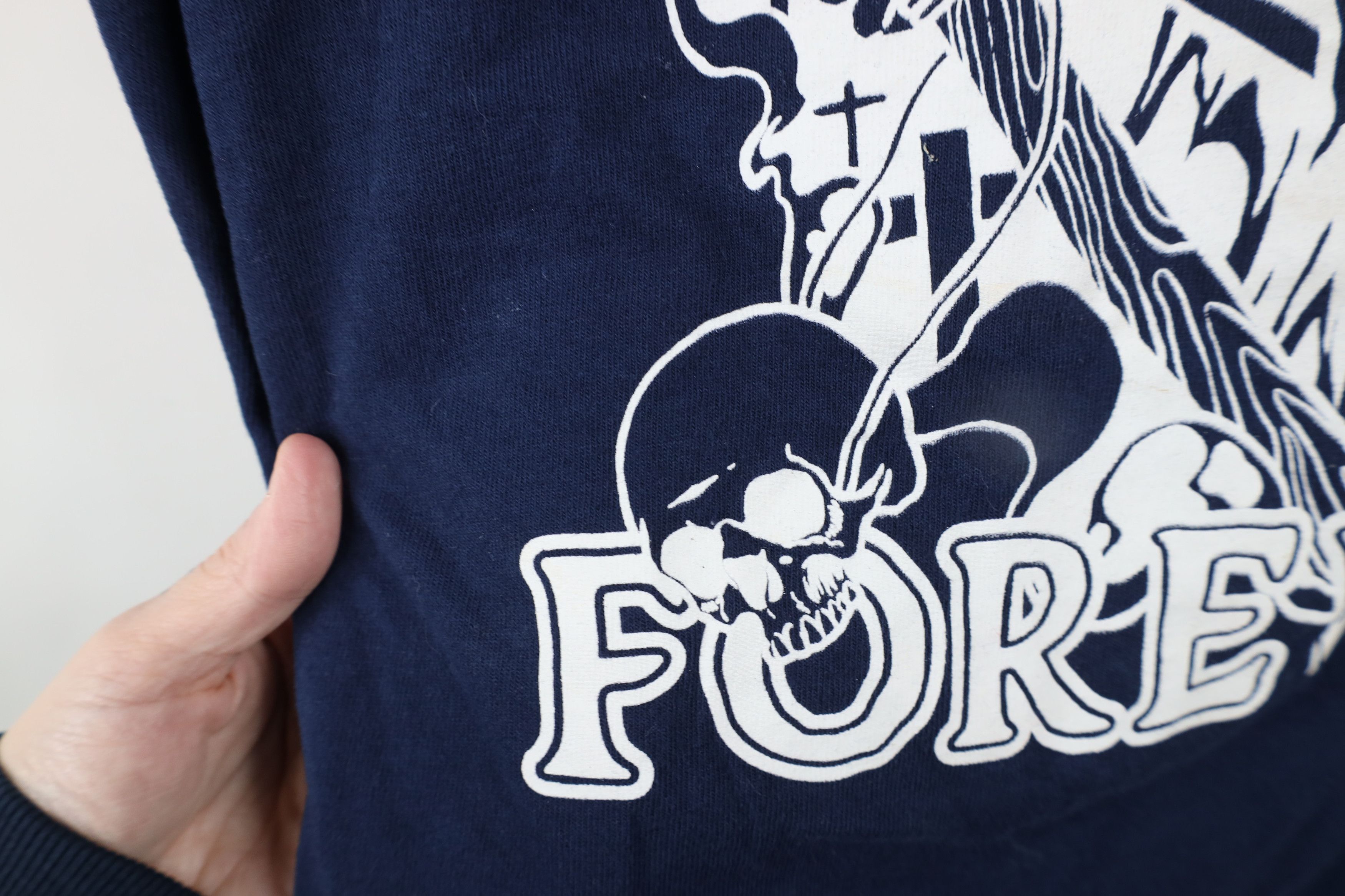 Vintage Streetwear A**holes Live Forever Reaper T-Shirt Navy Blue Size US L / EU 52-54 / 3 - 6 Thumbnail