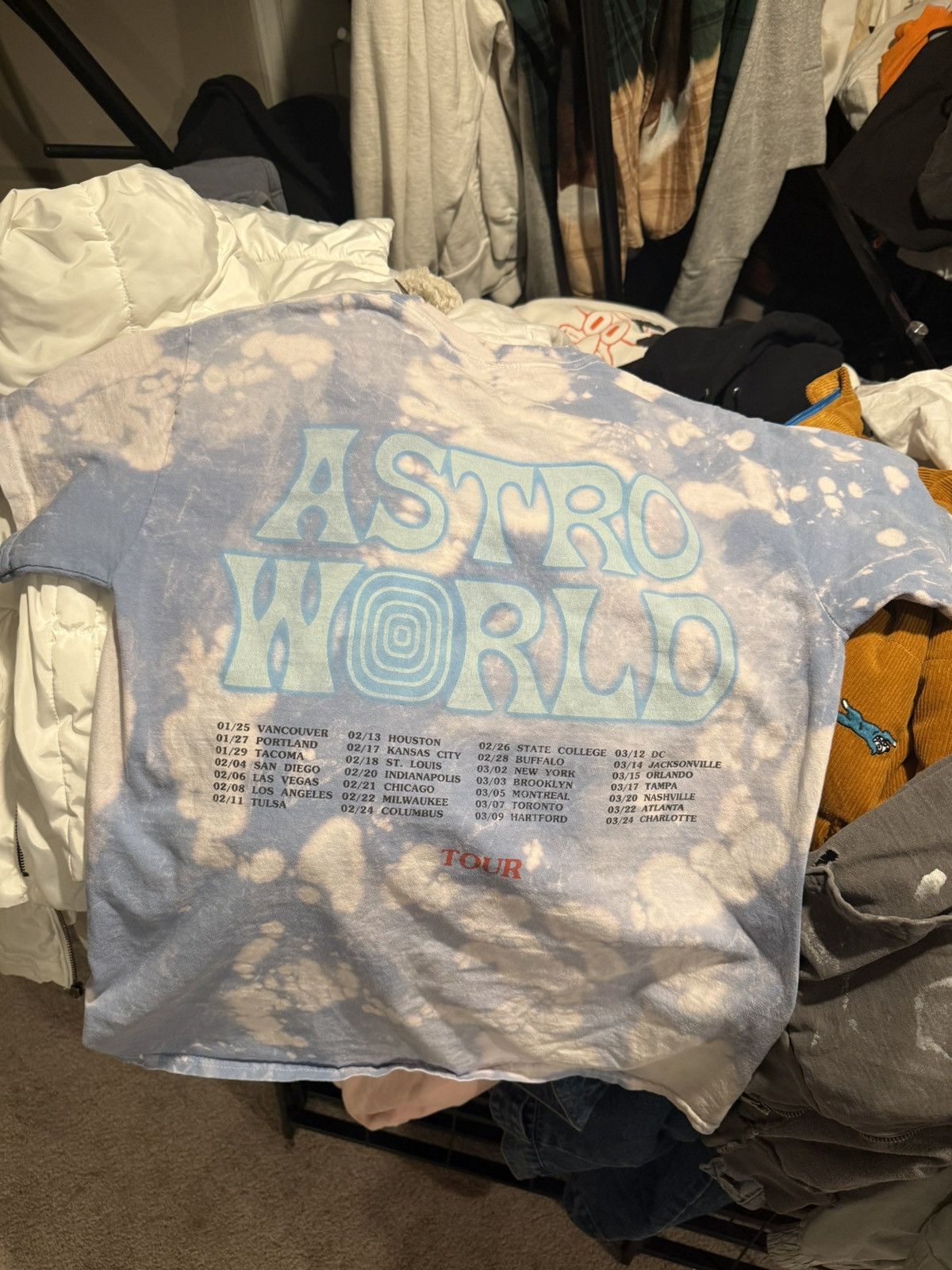 Travis Scott astronaut wish you were astroworld t-shirt | travis scott Size US S / EU 44-46 / 1 - 2 Thumbnail