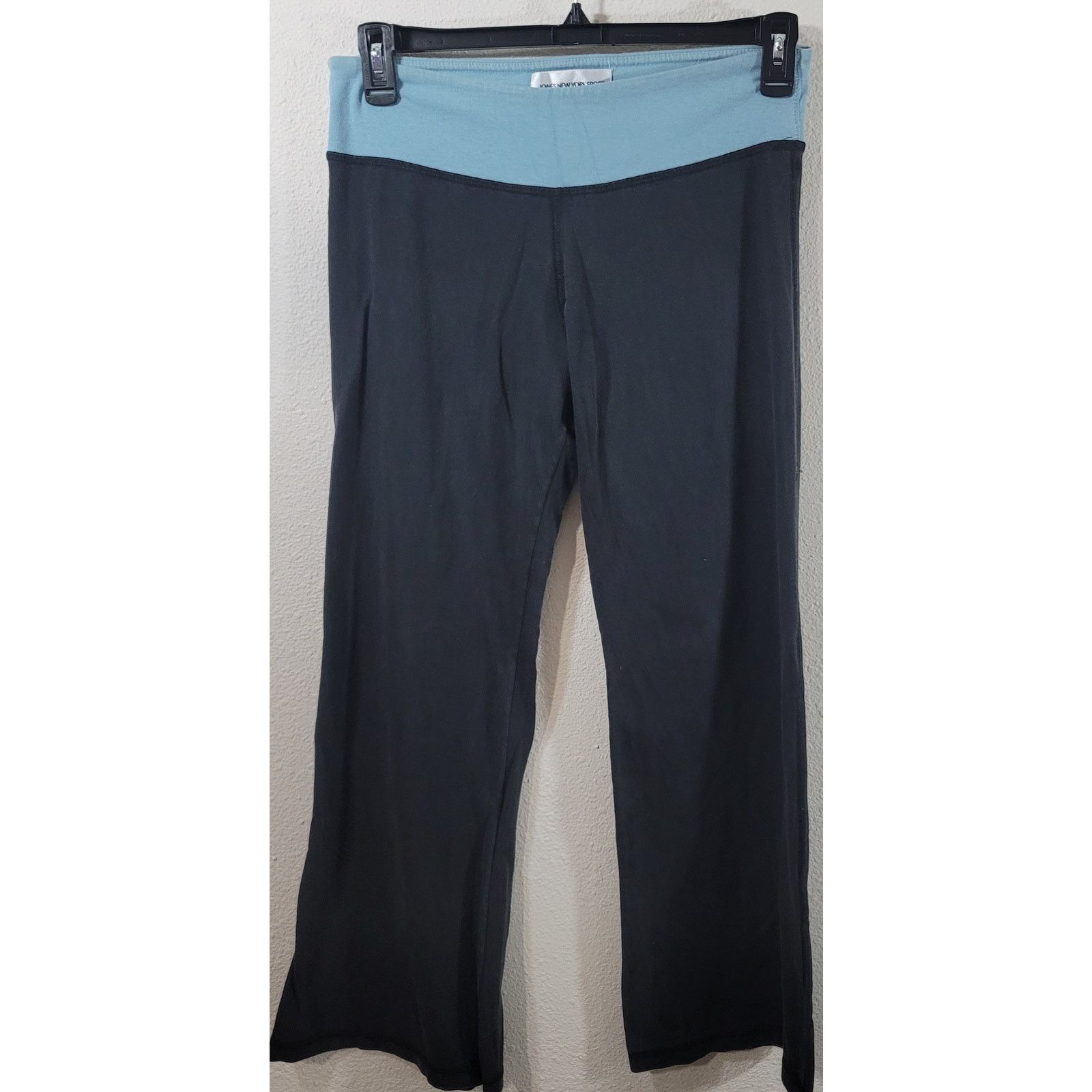 Other Jones New York Sport Black Blue Waist Band Leggings Medium Size 32" / US 10 / IT 46 - 1 Thumbnail