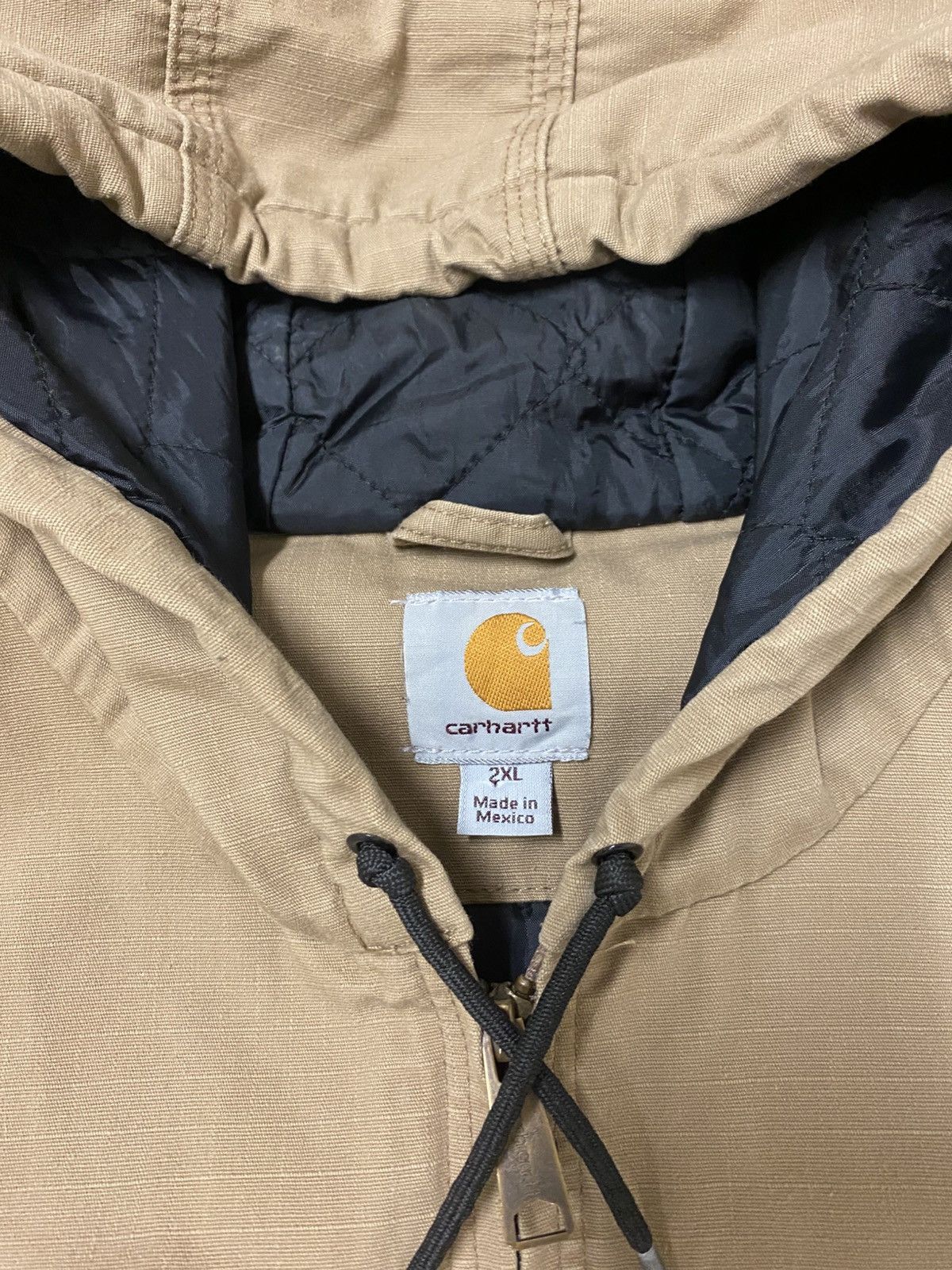 Carhartt Vintage Carhartt Zip Up Jacket Hoodie Active Detroit Y2K Size US XXL / EU 58 / 5 - 5 Thumbnail