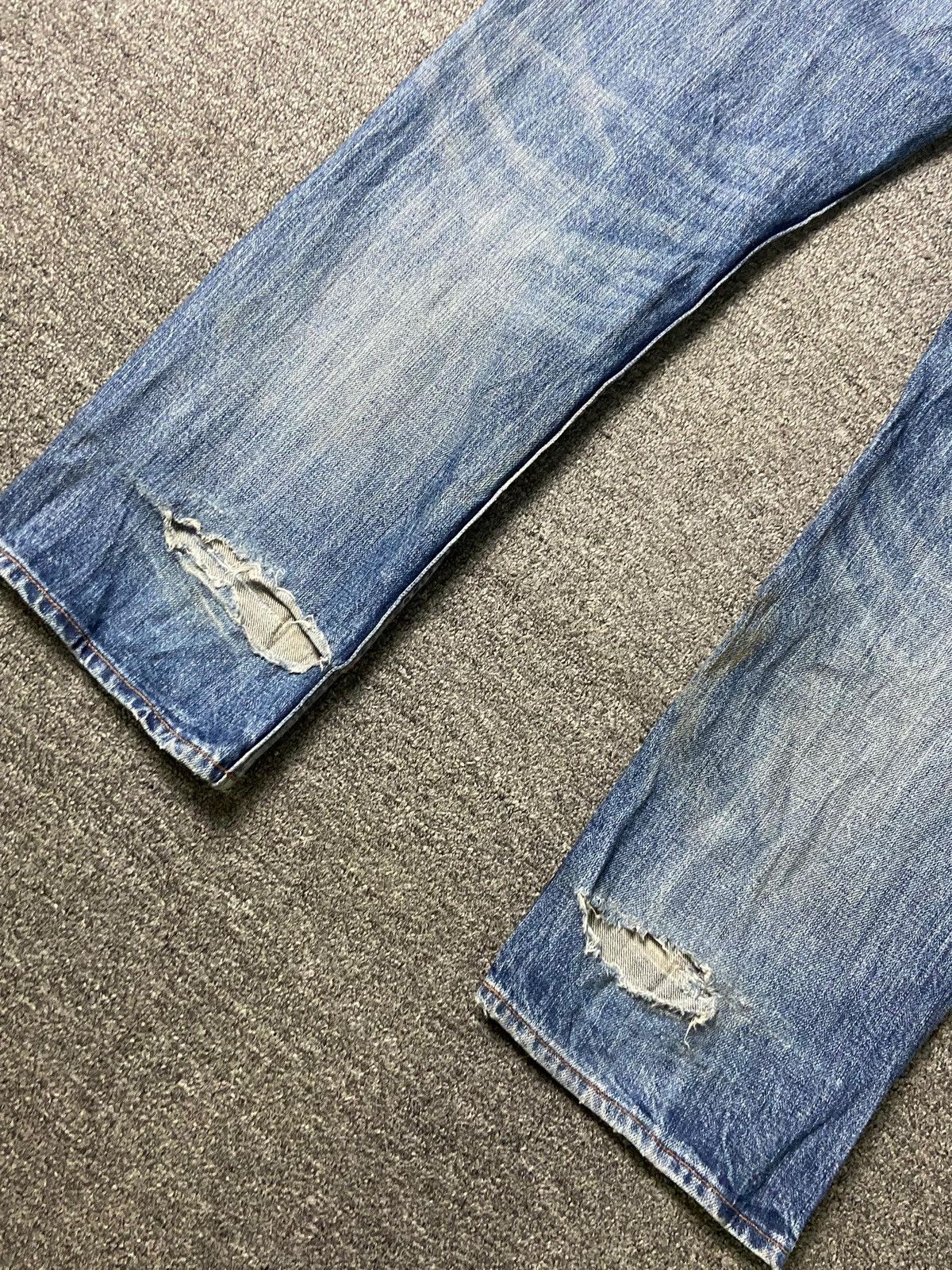 Gap × Japanese Brand × Vintage Vintage GAP Easy Fit Distressed Denim Jeans (132) Size US 32 / EU 48 - 4 Thumbnail