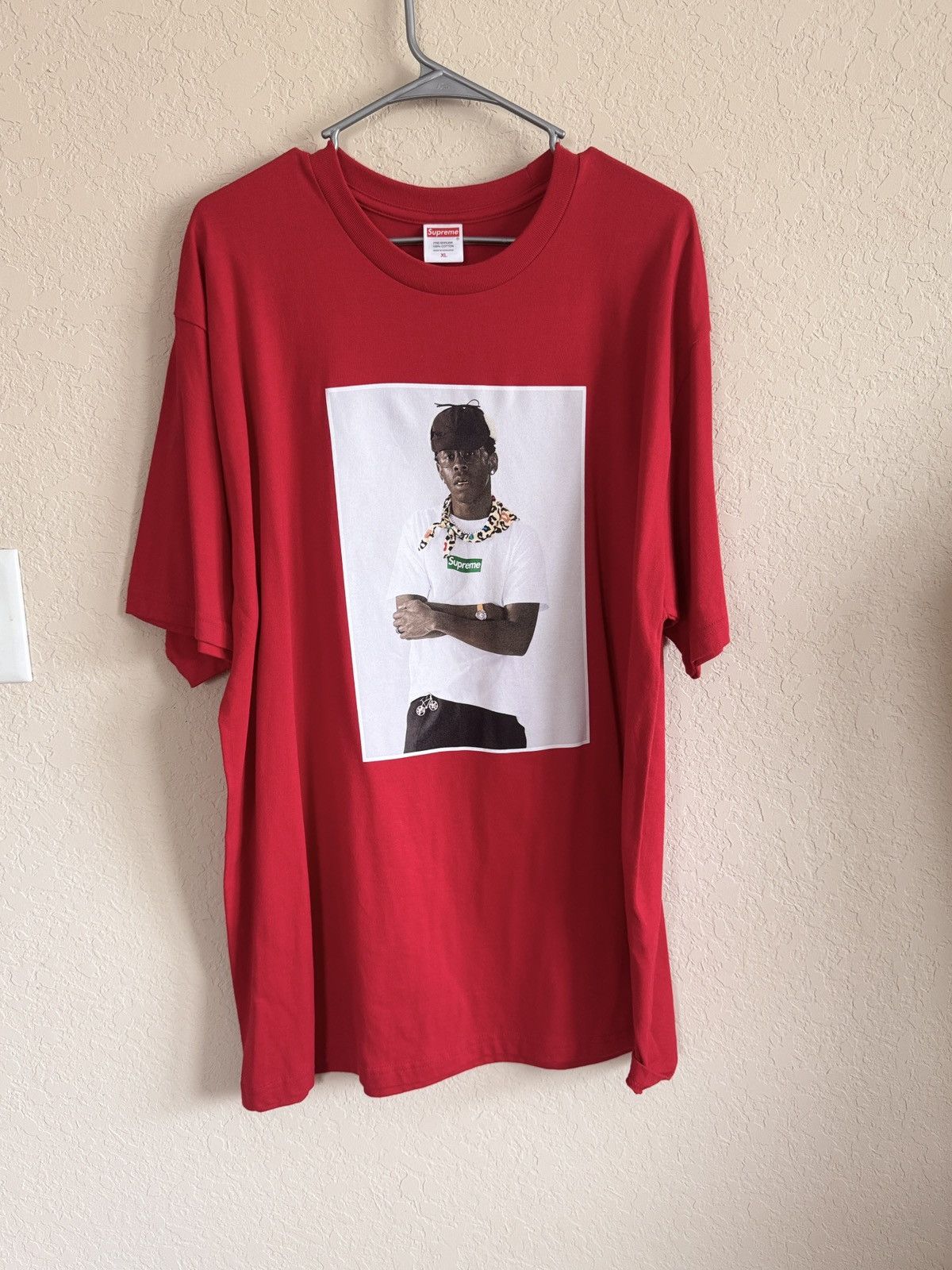 Supreme x Tyler, The Creator Box Logo Tee (Red) August 2024