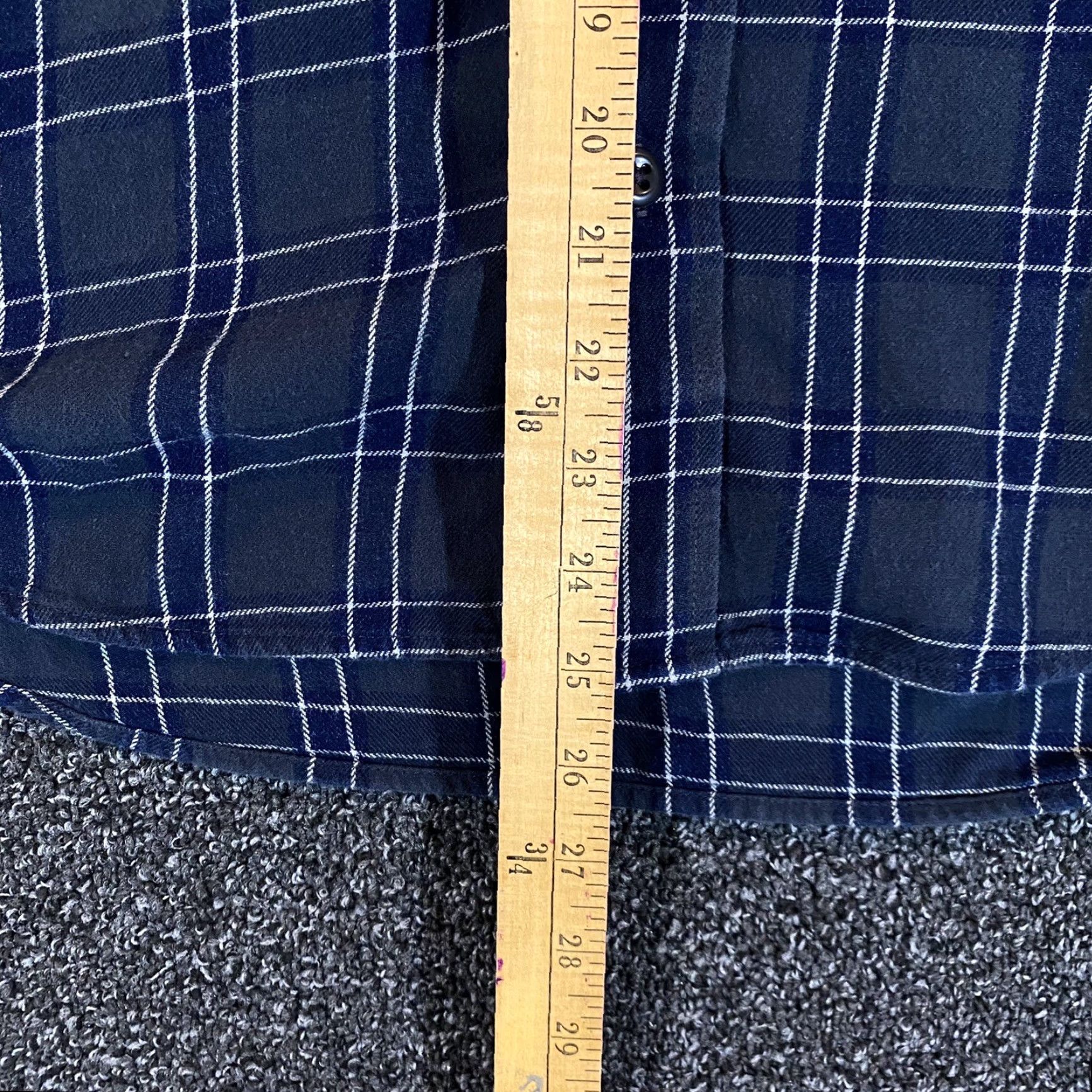 Filson VINTAGE Filson Shirt Mens Large Blue Plaid Button-Up Long Sleeve Flannel Hiking Size US L / EU 52-54 / 3 - 6 Thumbnail