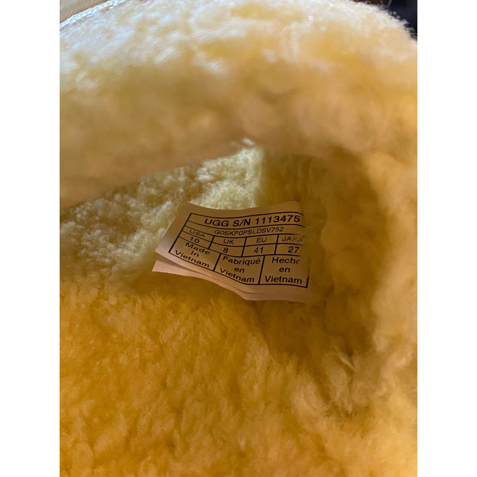 Ugg UGG Fluffita Yellow Slippers NWT W10 Size US 10 / IT 40 - 10 Thumbnail