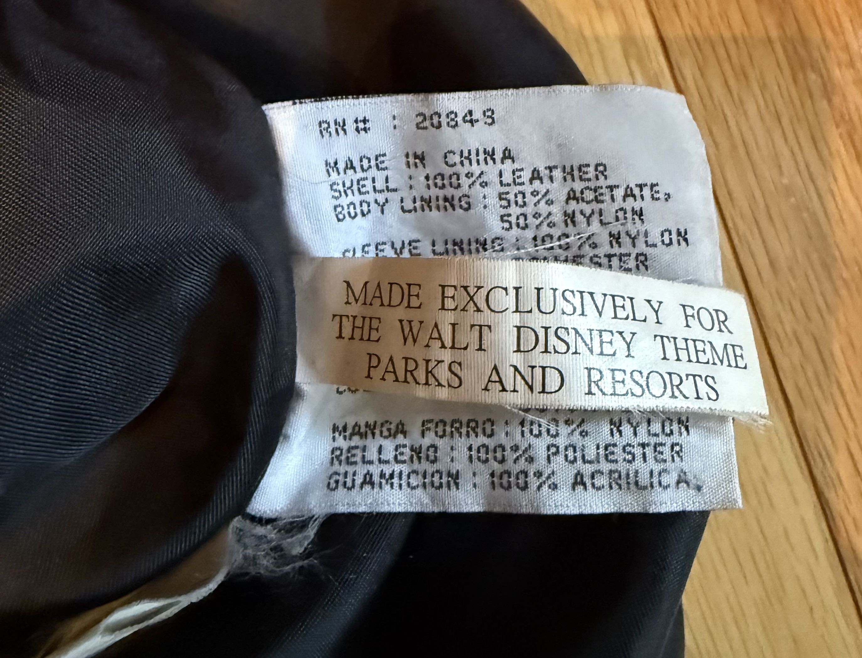 Mickey Unlimited Vintage Disney Mickey Black Leather Jacket – M Size US M / EU 48-50 / 2 - 6 Thumbnail